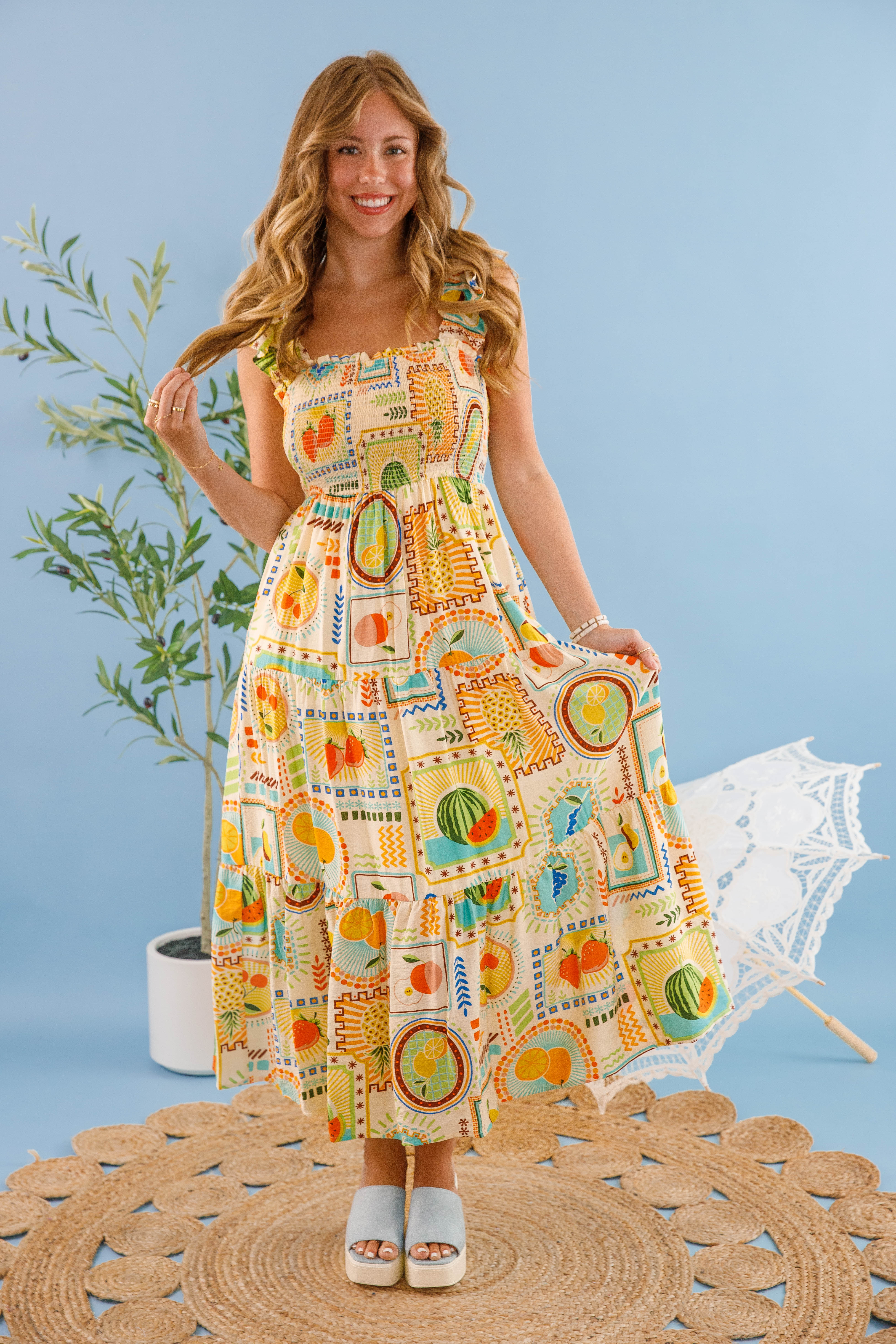Breathe In the Fresh Air Midi Dress