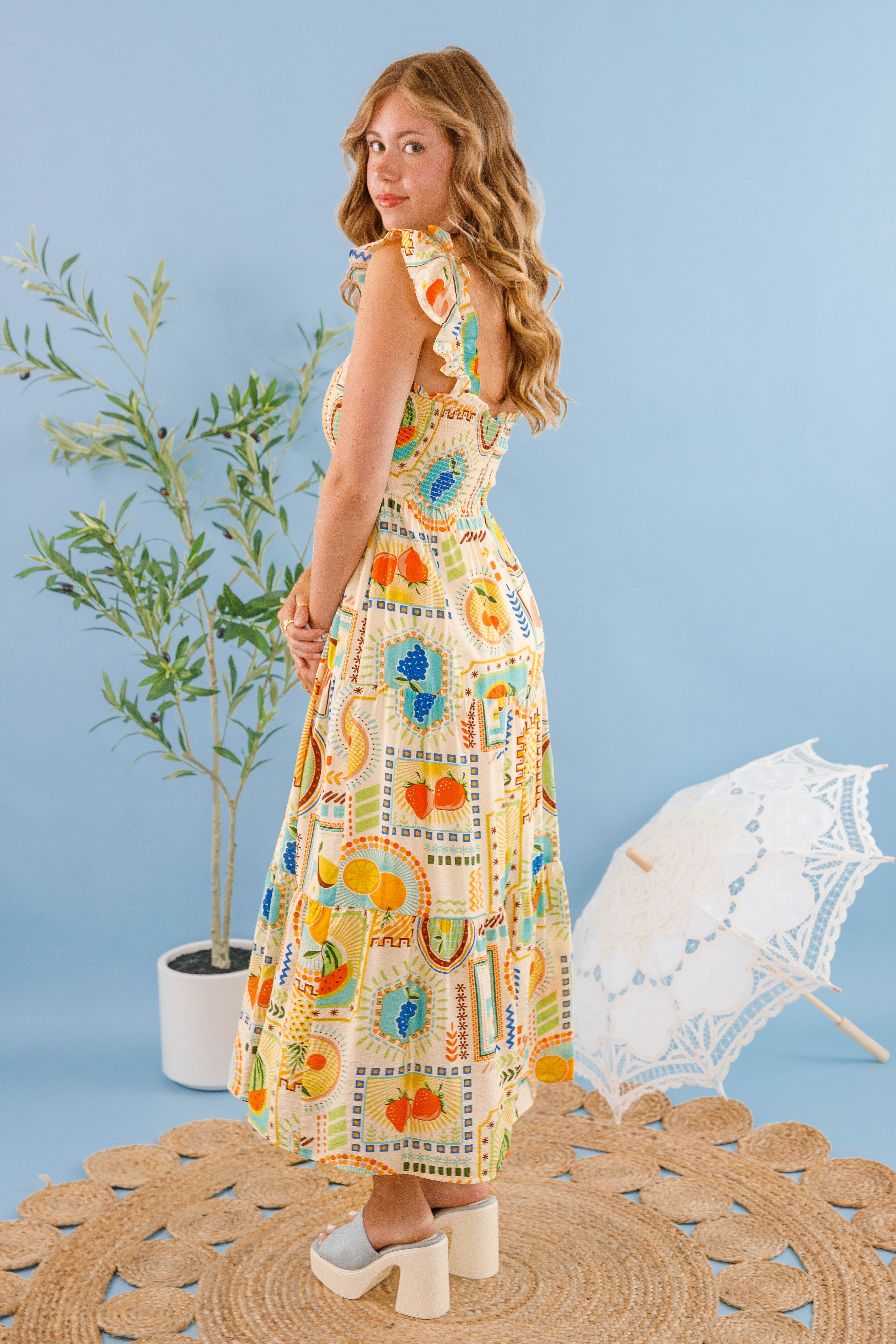 Breathe In the Fresh Air Midi Dress