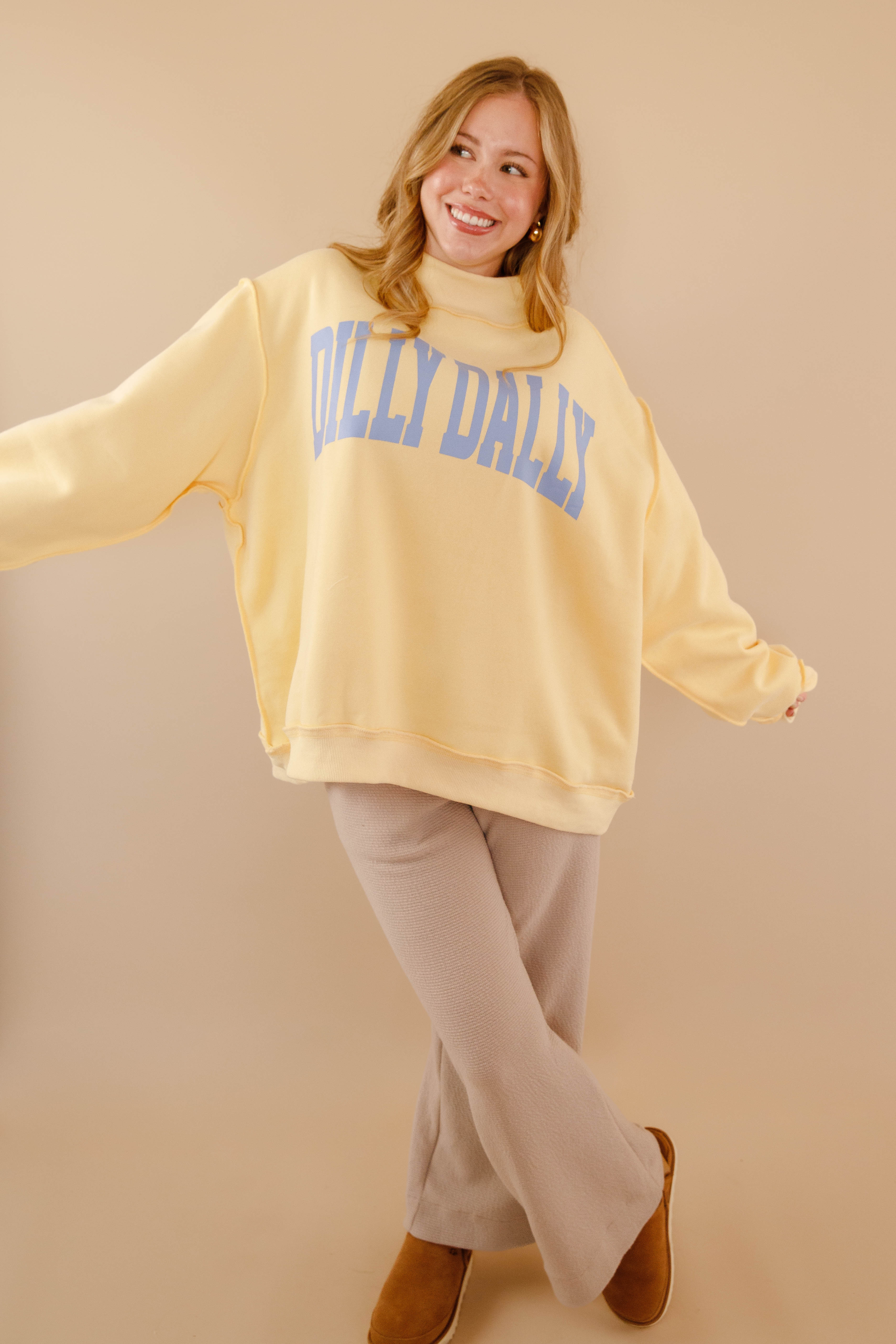 RESTOCK: Dilly Dally Mockneck Pullover