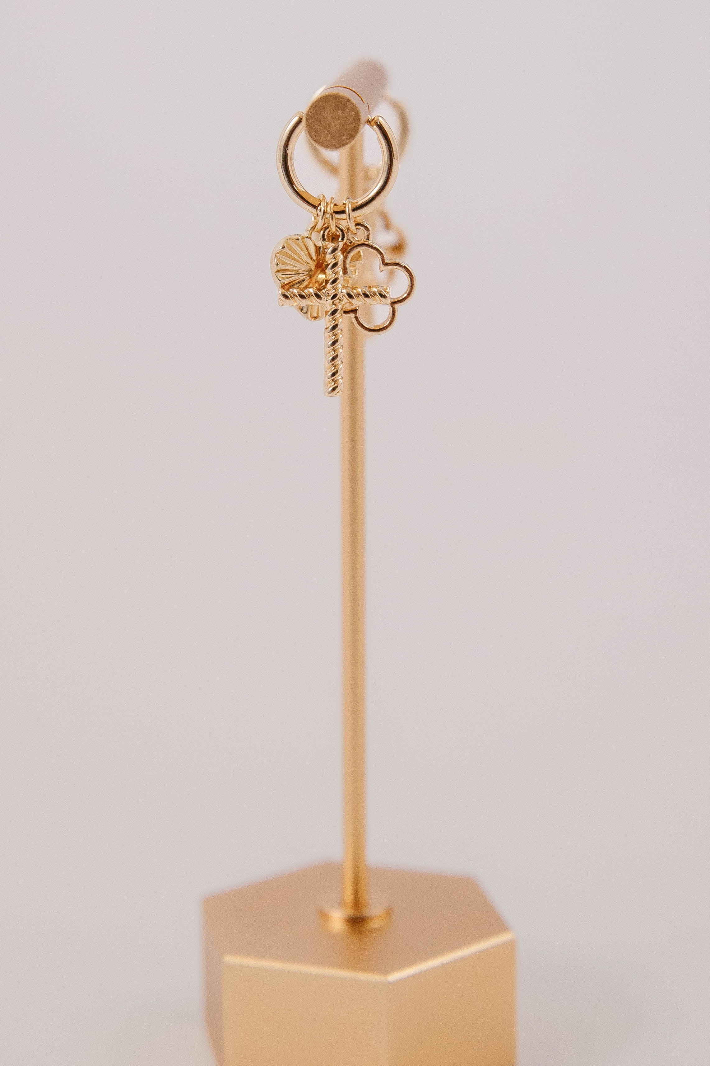 Heart and Soul Charm Earrings
