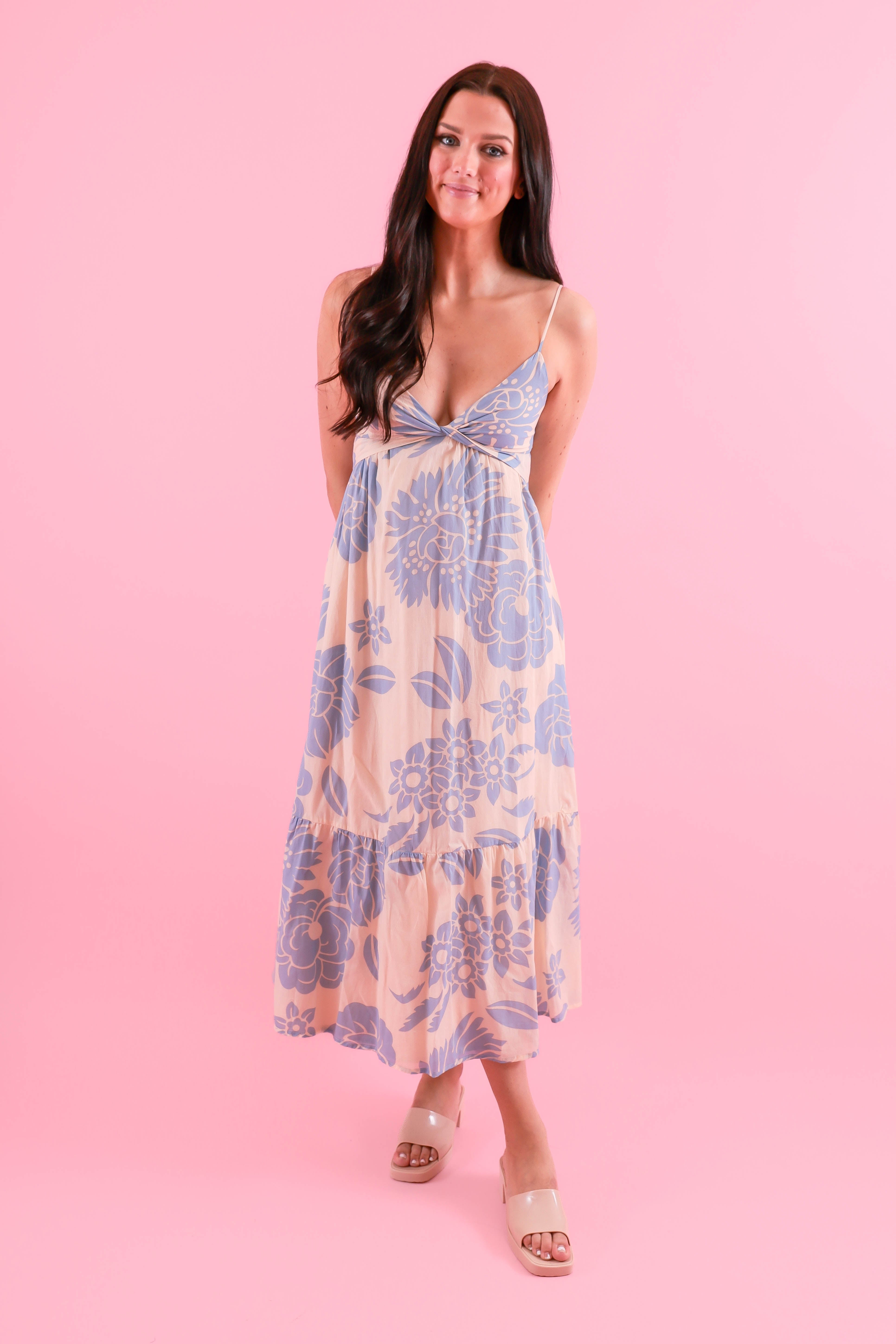 FINAL SALE: When In Laguna Midi Dress