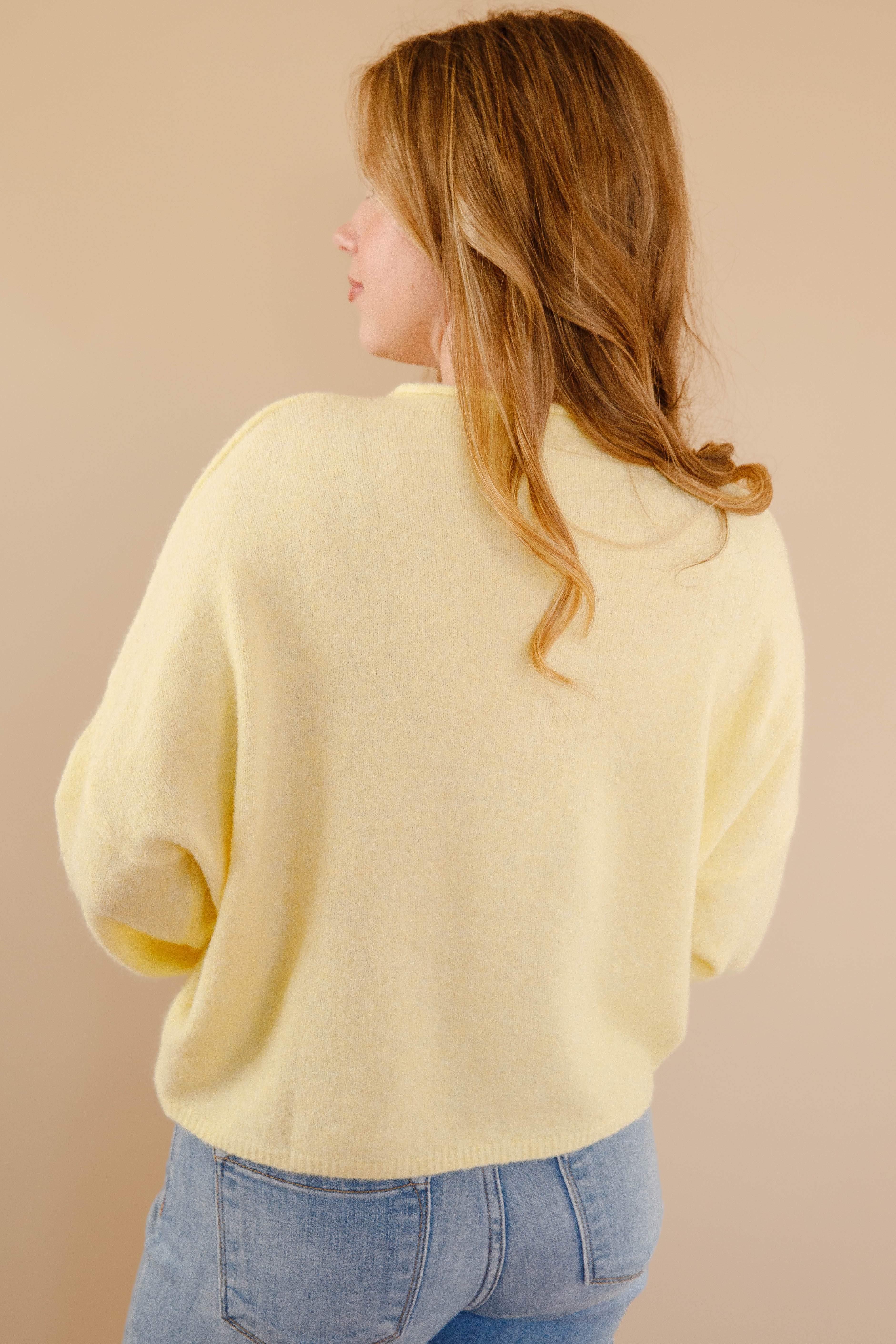 Back To My Old Ways Cardigan-Yellow