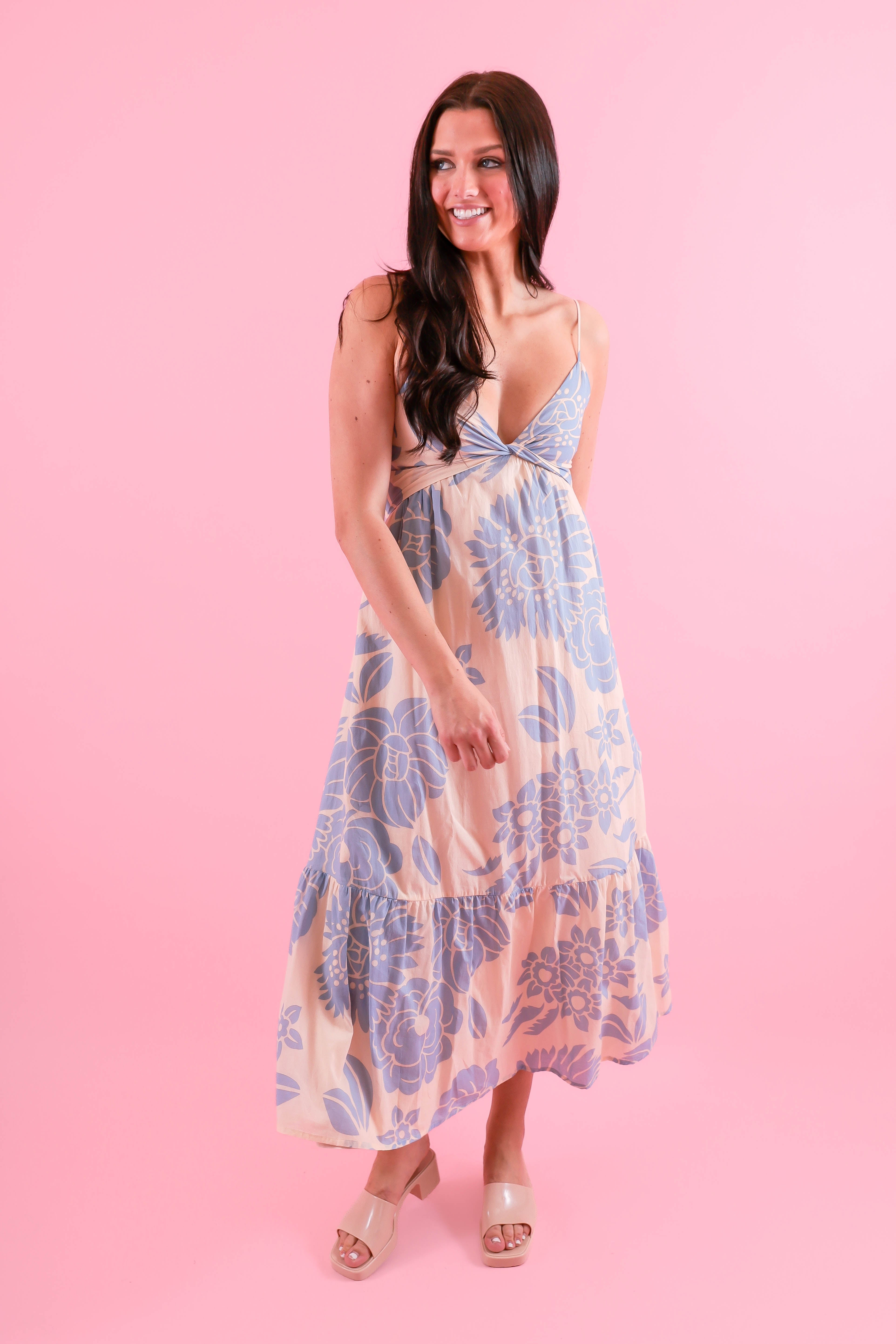 FINAL SALE: When In Laguna Midi Dress