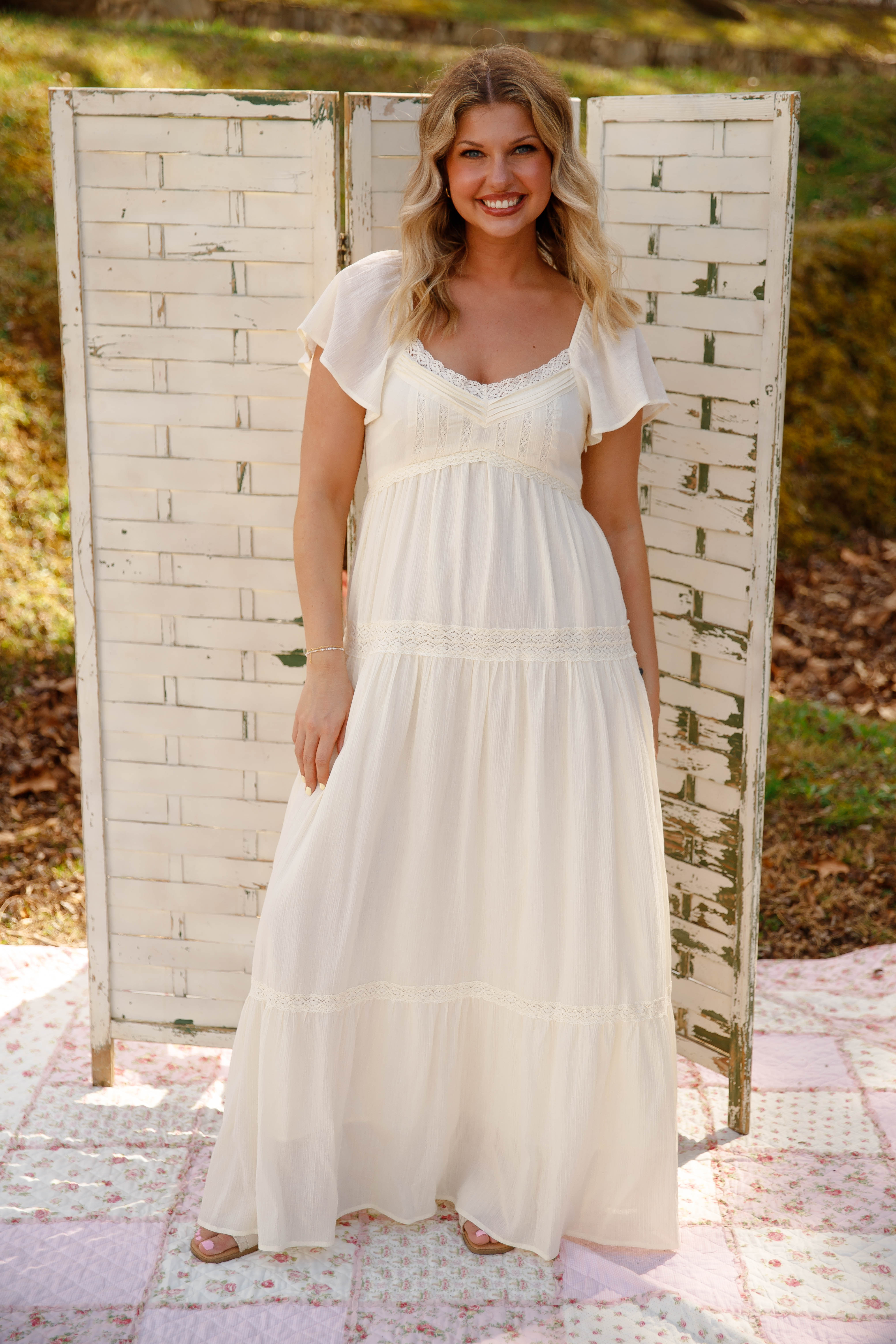 RESTOCK: The Importance Of Friendship Maxi Dress-Vanilla