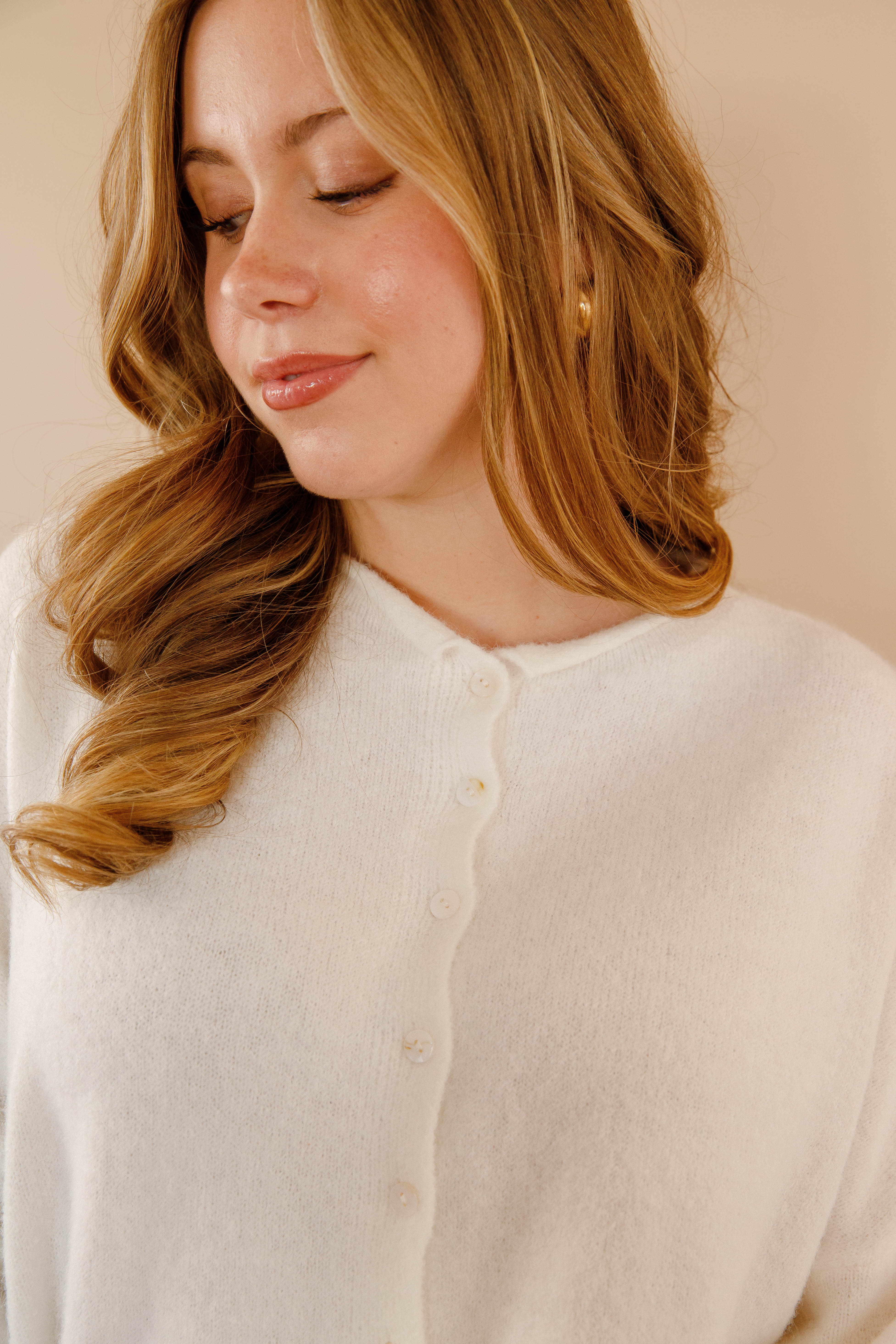 Back To My Old Ways Cardigan-White