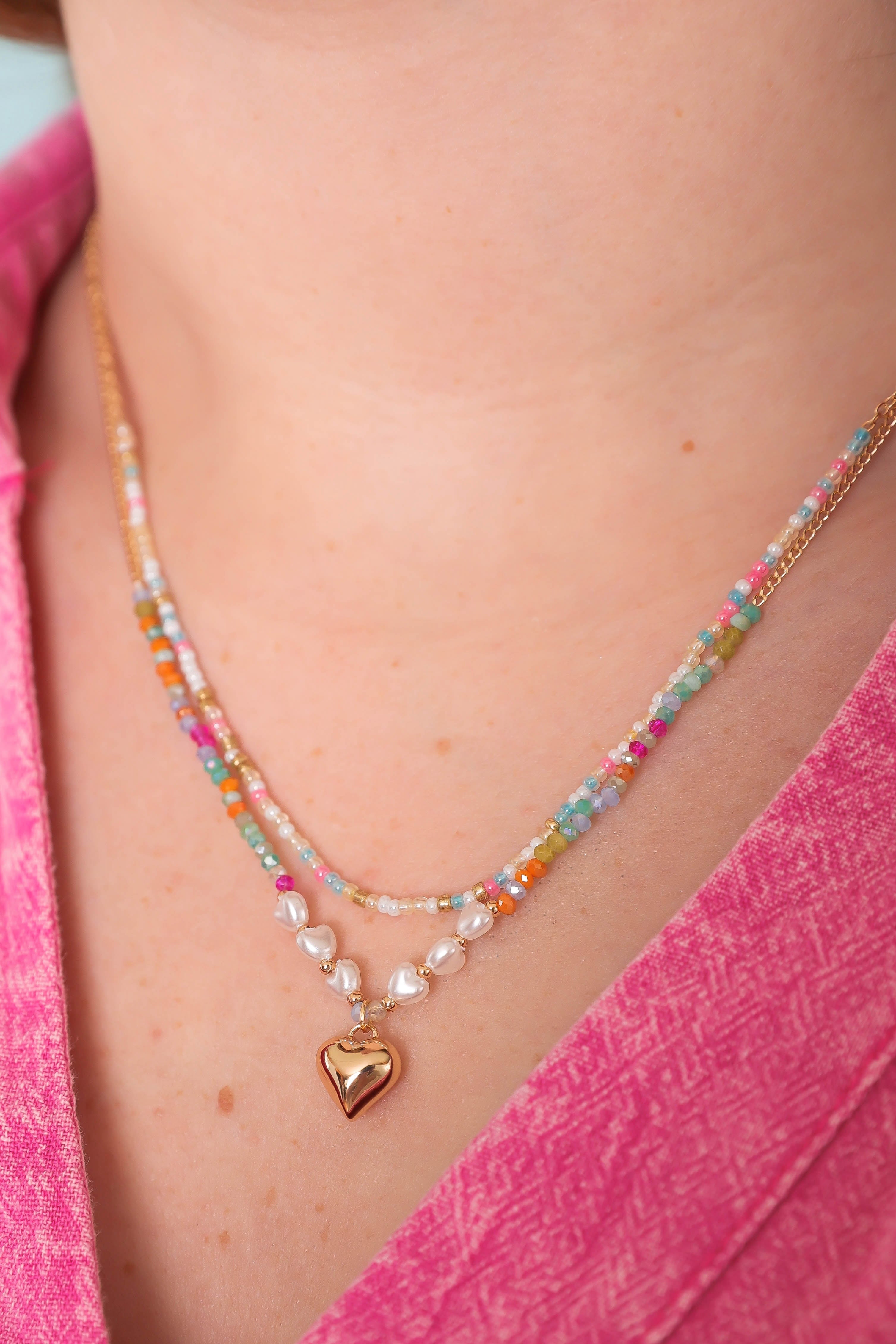 FINAL SALE: Love In Color Layered Necklace