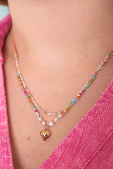 FINAL SALE: Love In Color Layered Necklace