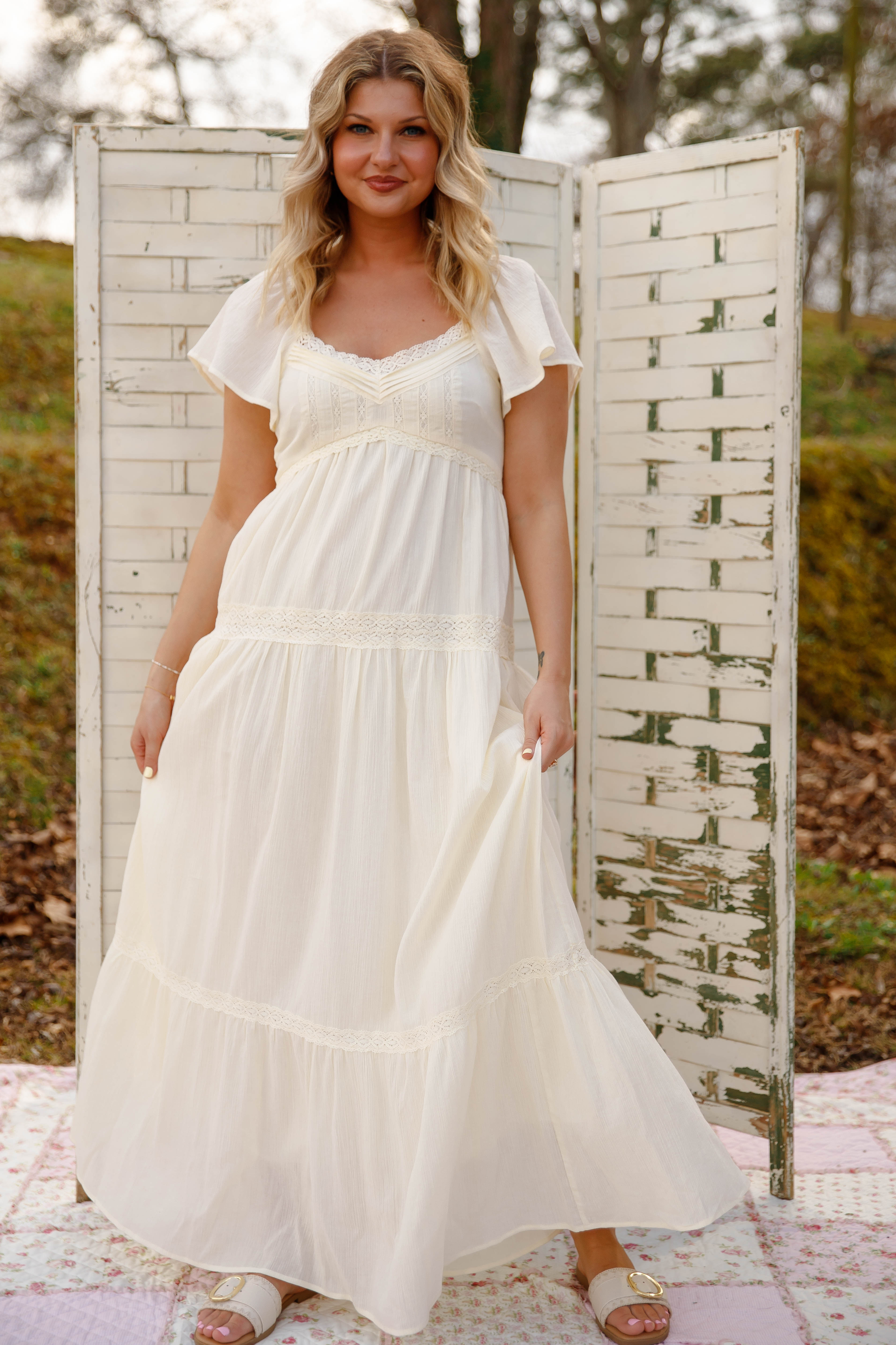 RESTOCK: The Importance Of Friendship Maxi Dress-Vanilla
