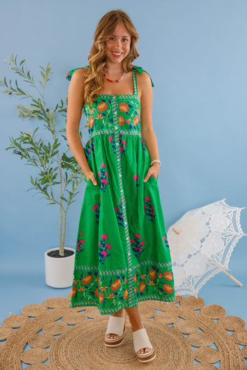 Life On the Lake Midi Dress