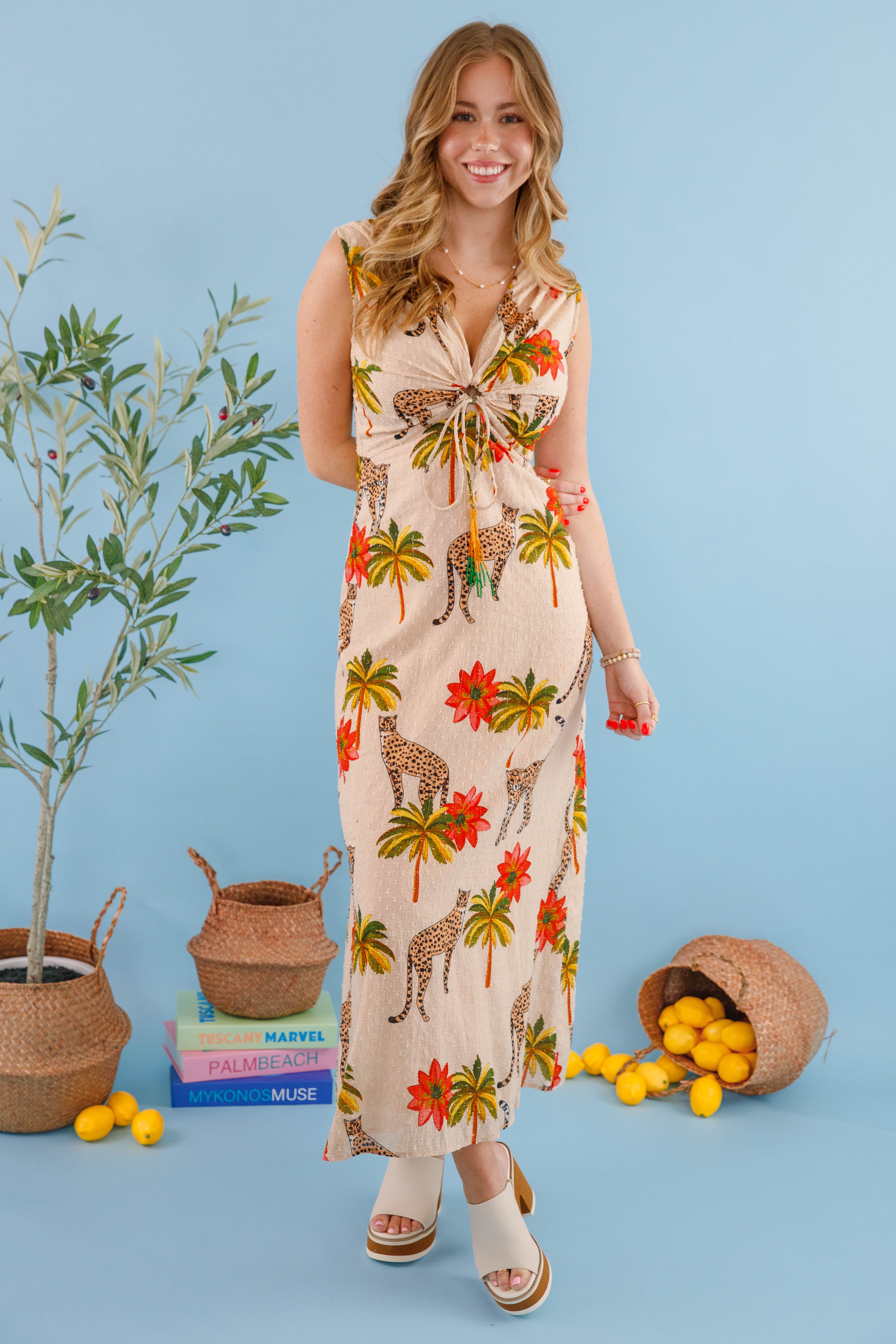 My Summer Safari Midi Dress