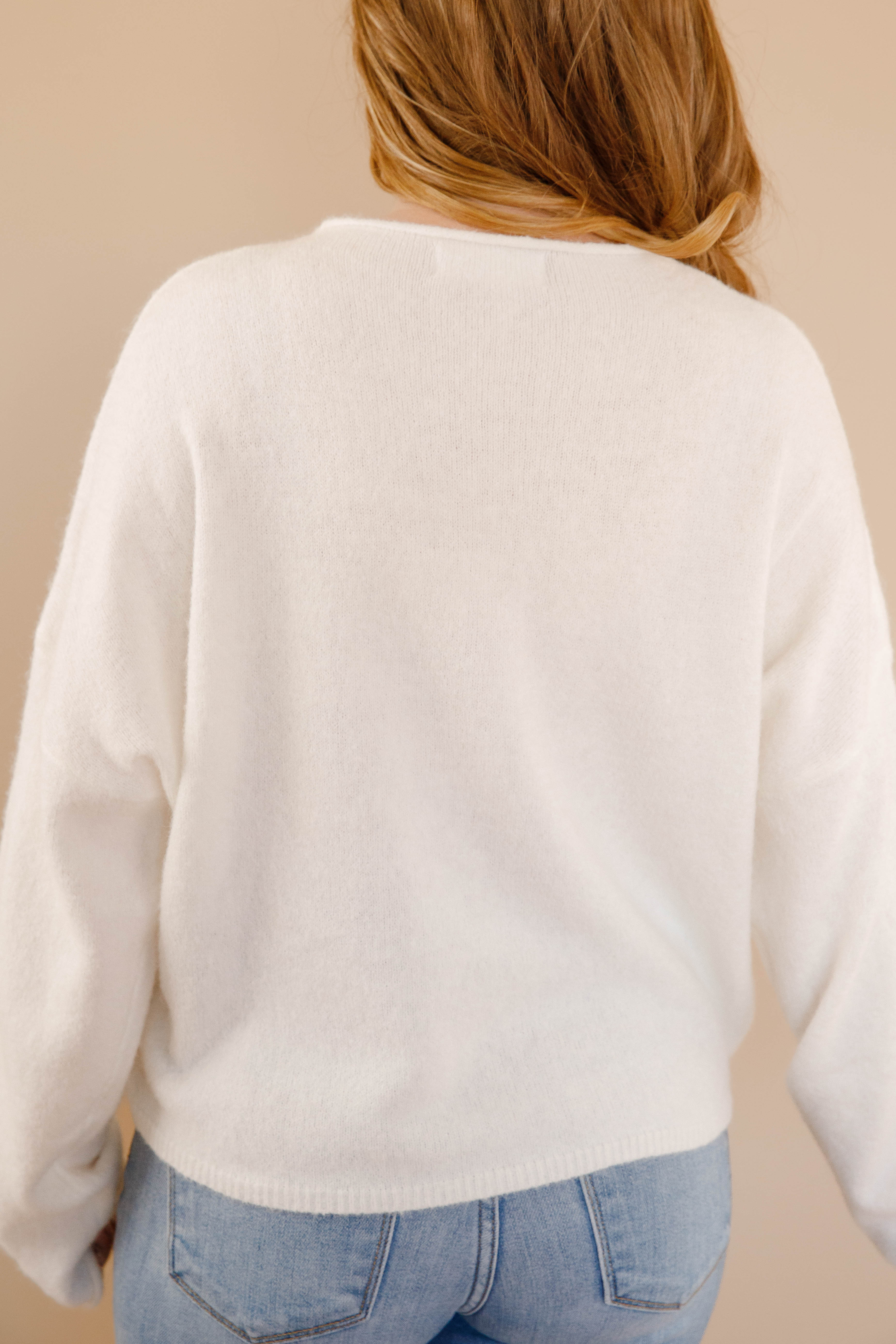 Back To My Old Ways Cardigan-White