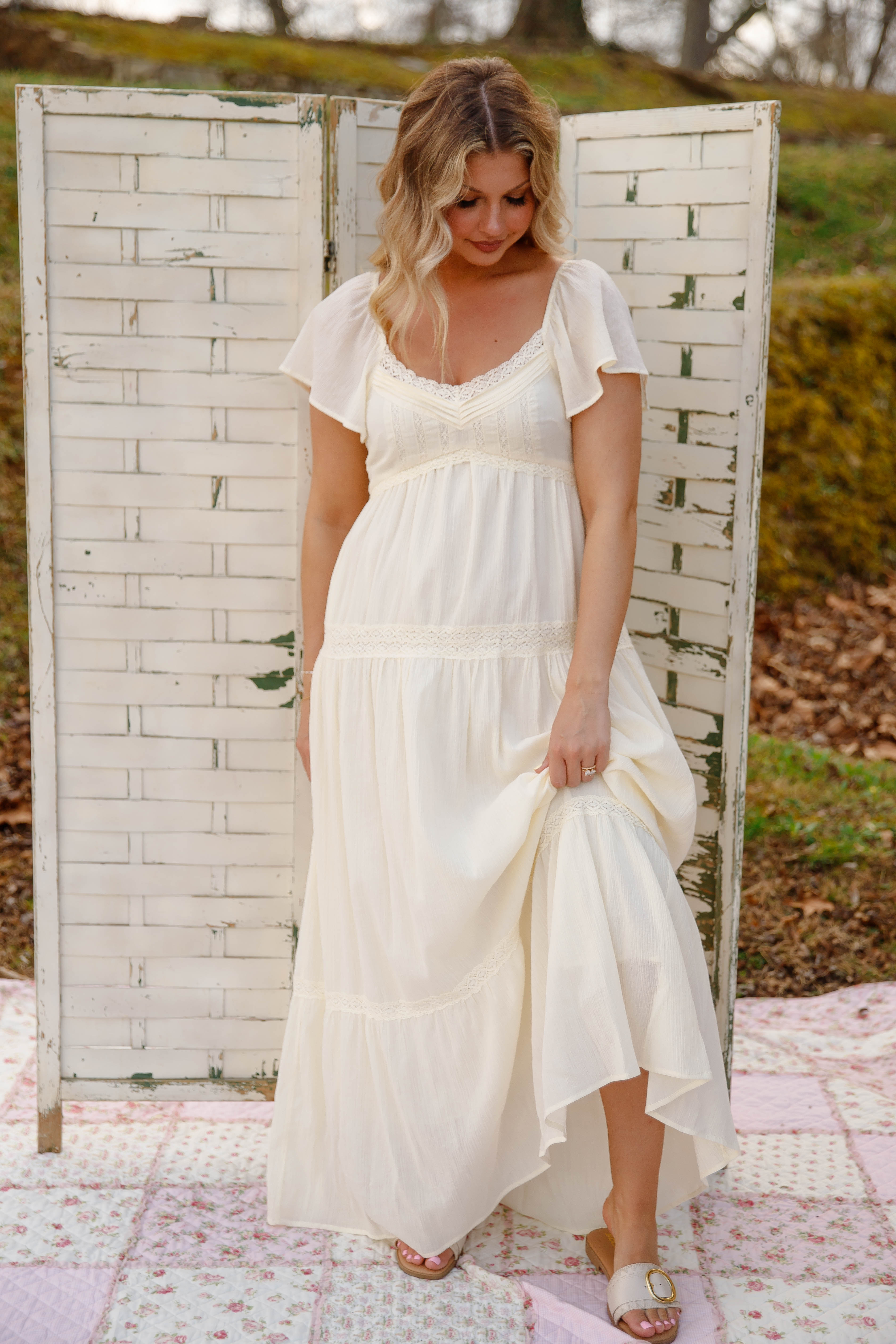 RESTOCK: The Importance Of Friendship Maxi Dress-Vanilla