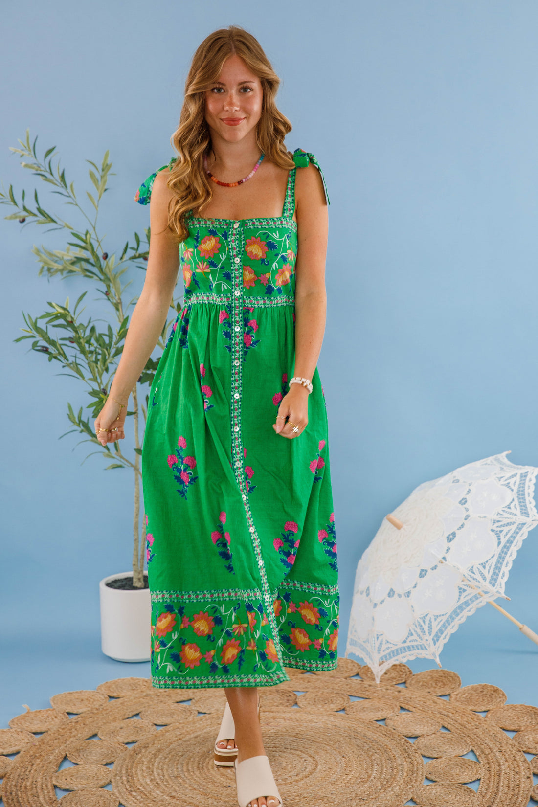 Life On the Lake Midi Dress