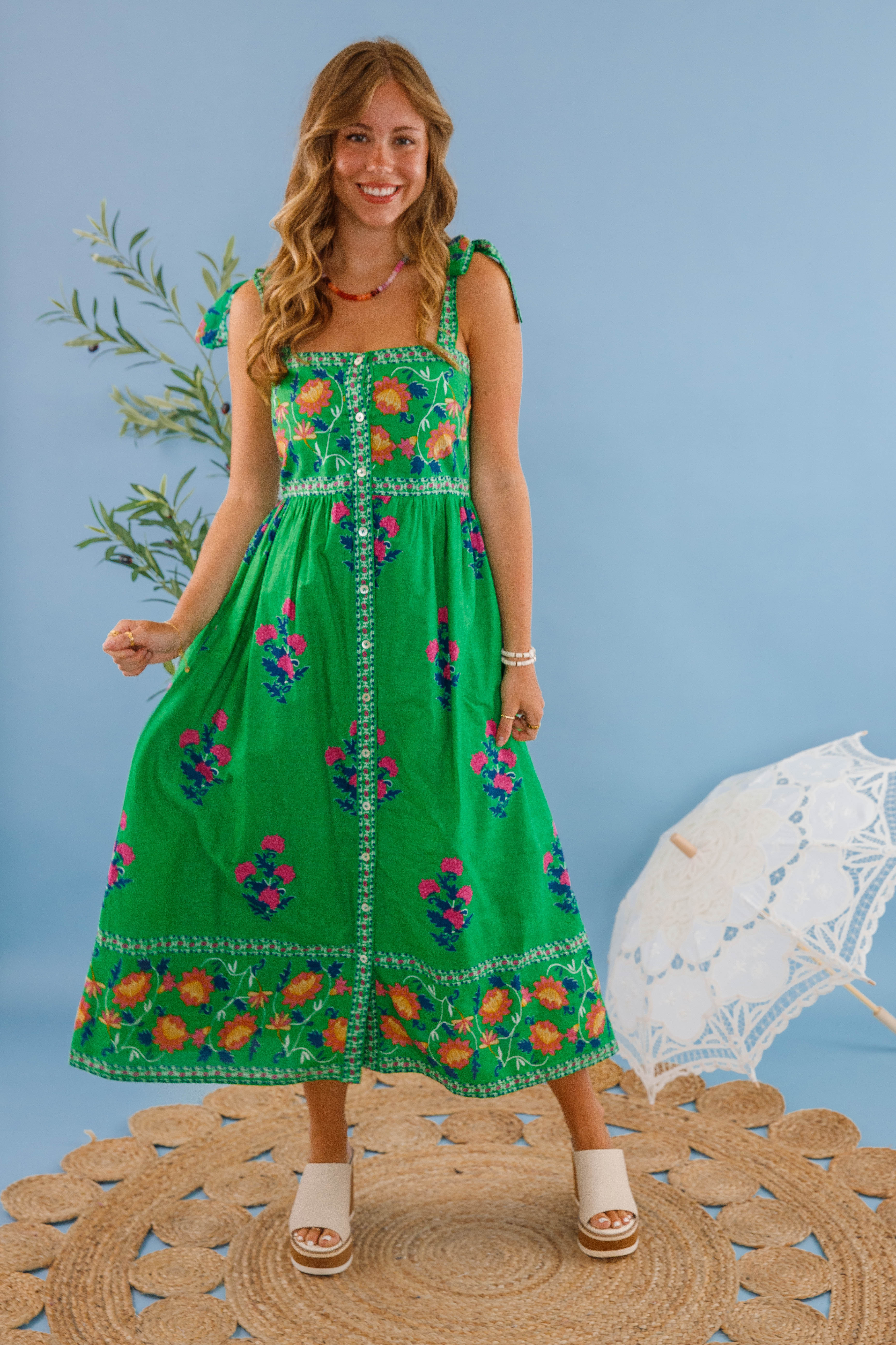 Life On the Lake Midi Dress