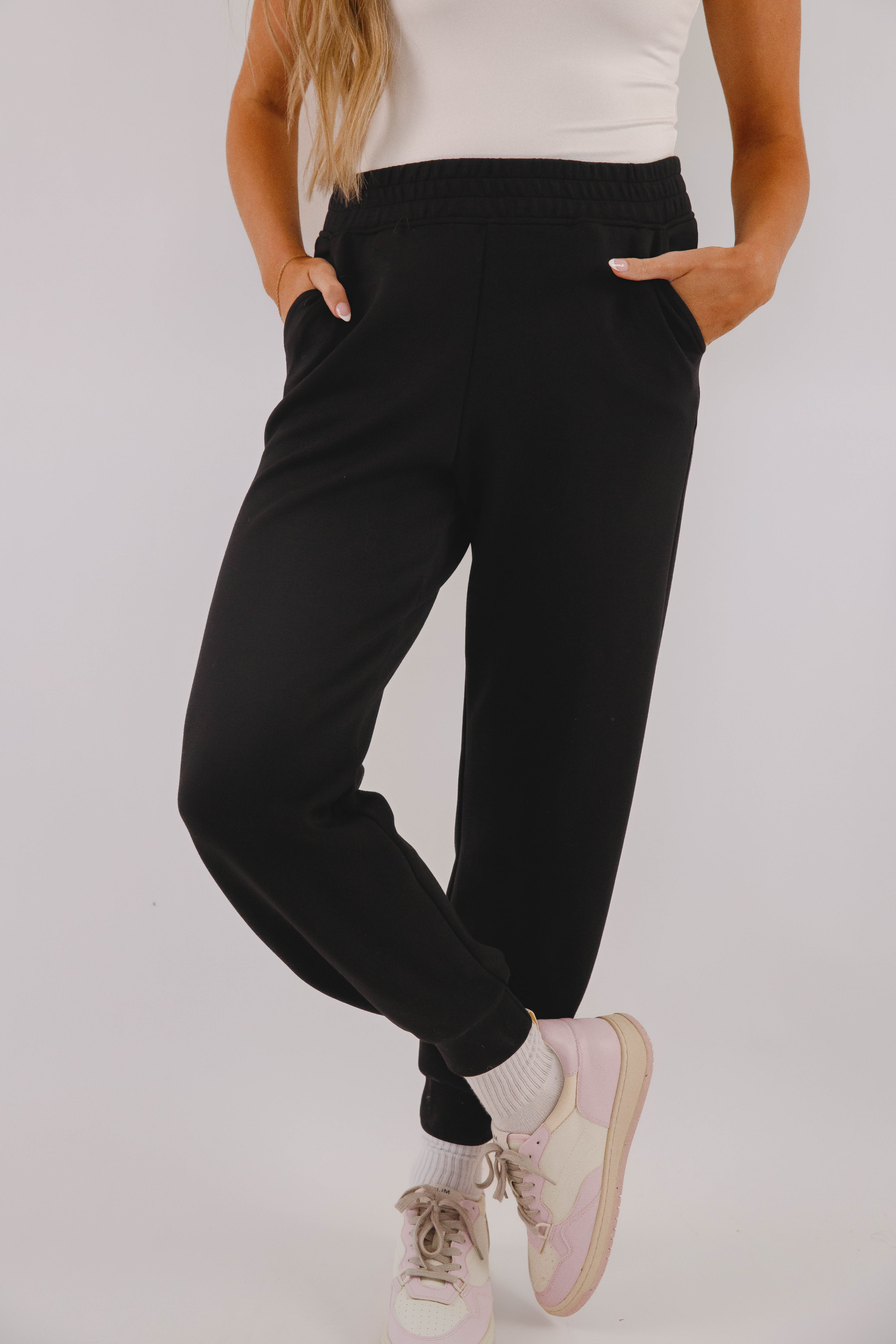 Getting There Joggers-Black