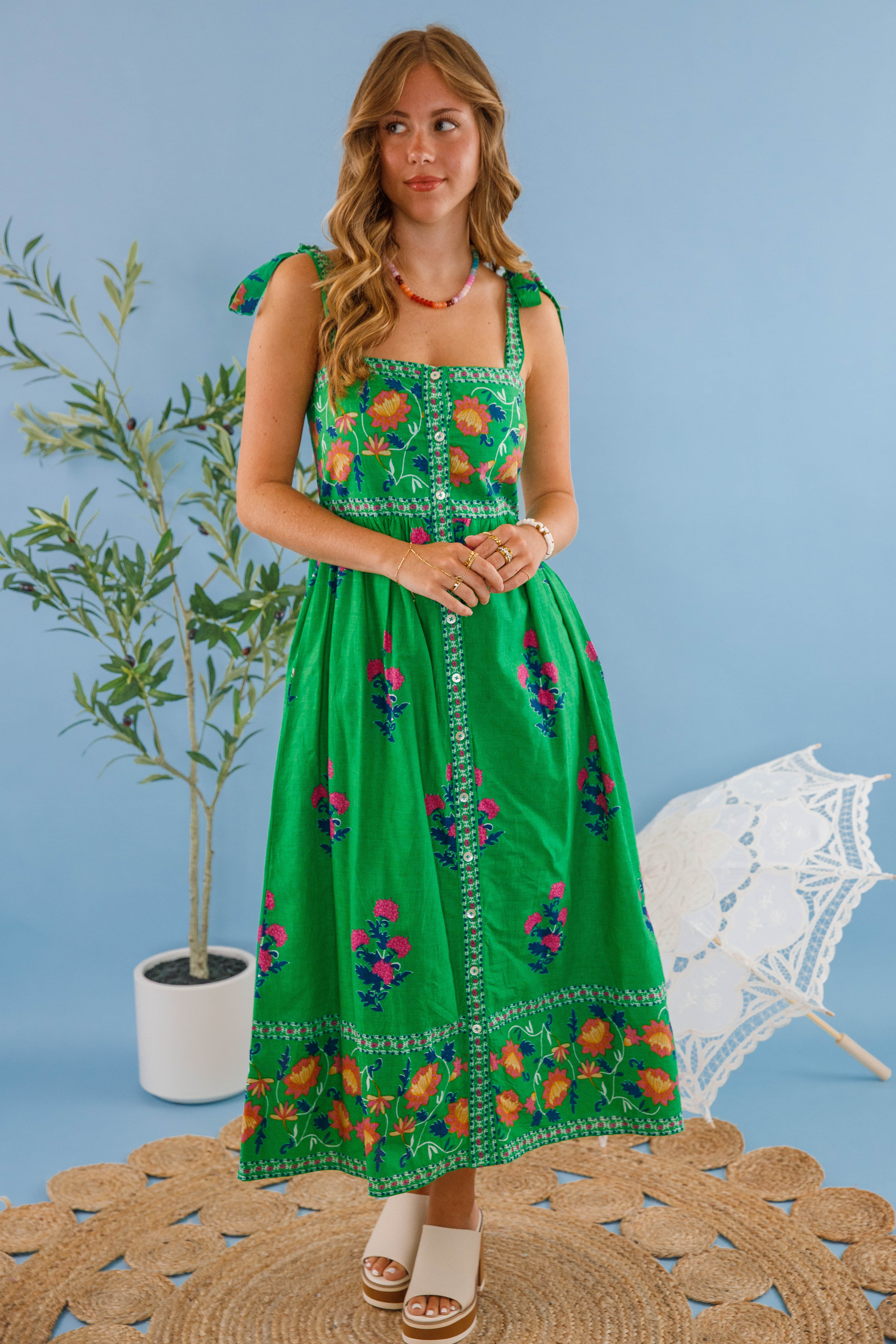 Life On the Lake Midi Dress