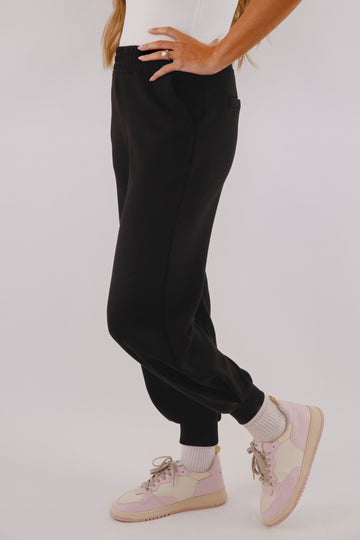 Getting There Joggers-Black