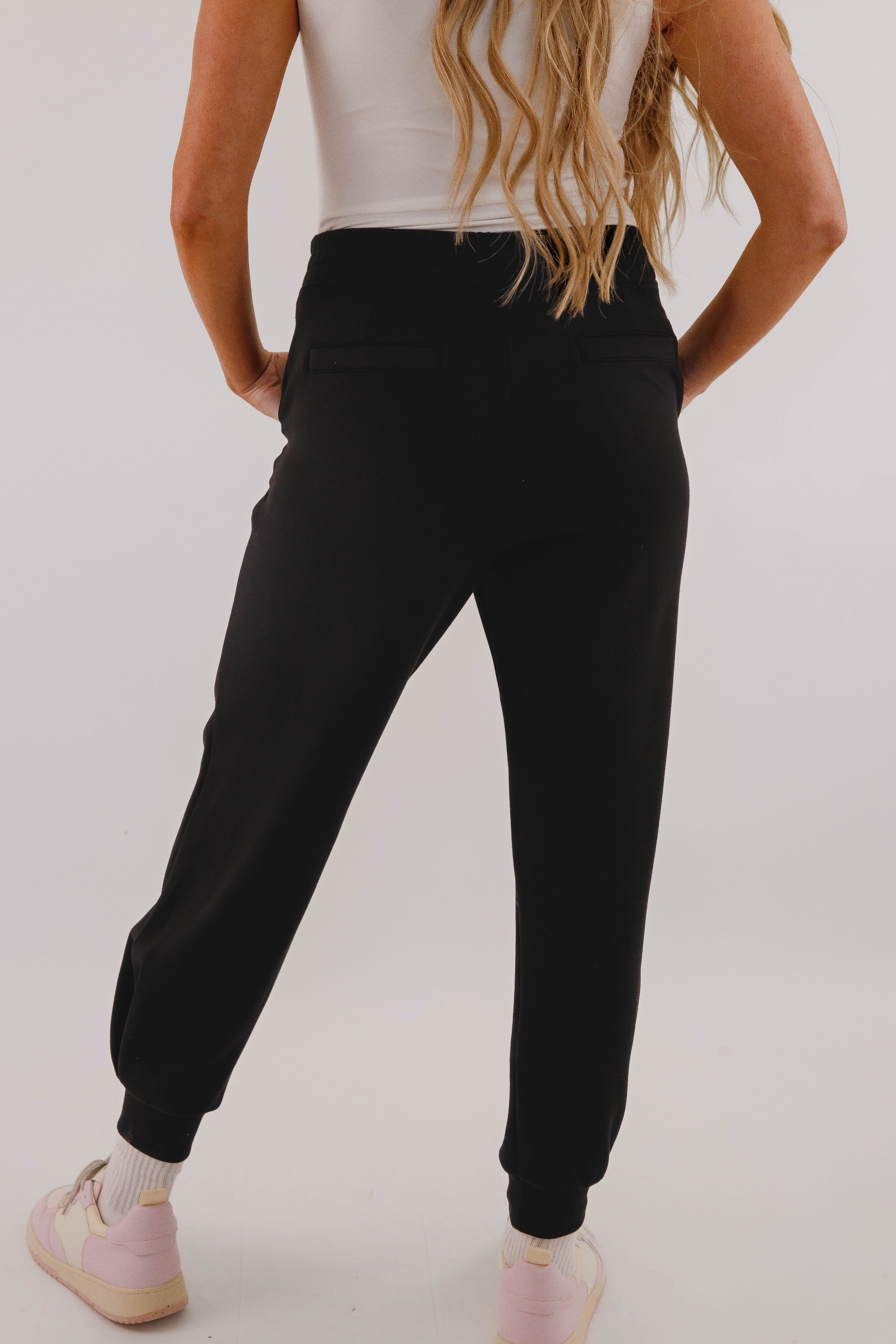 Getting There Joggers-Black