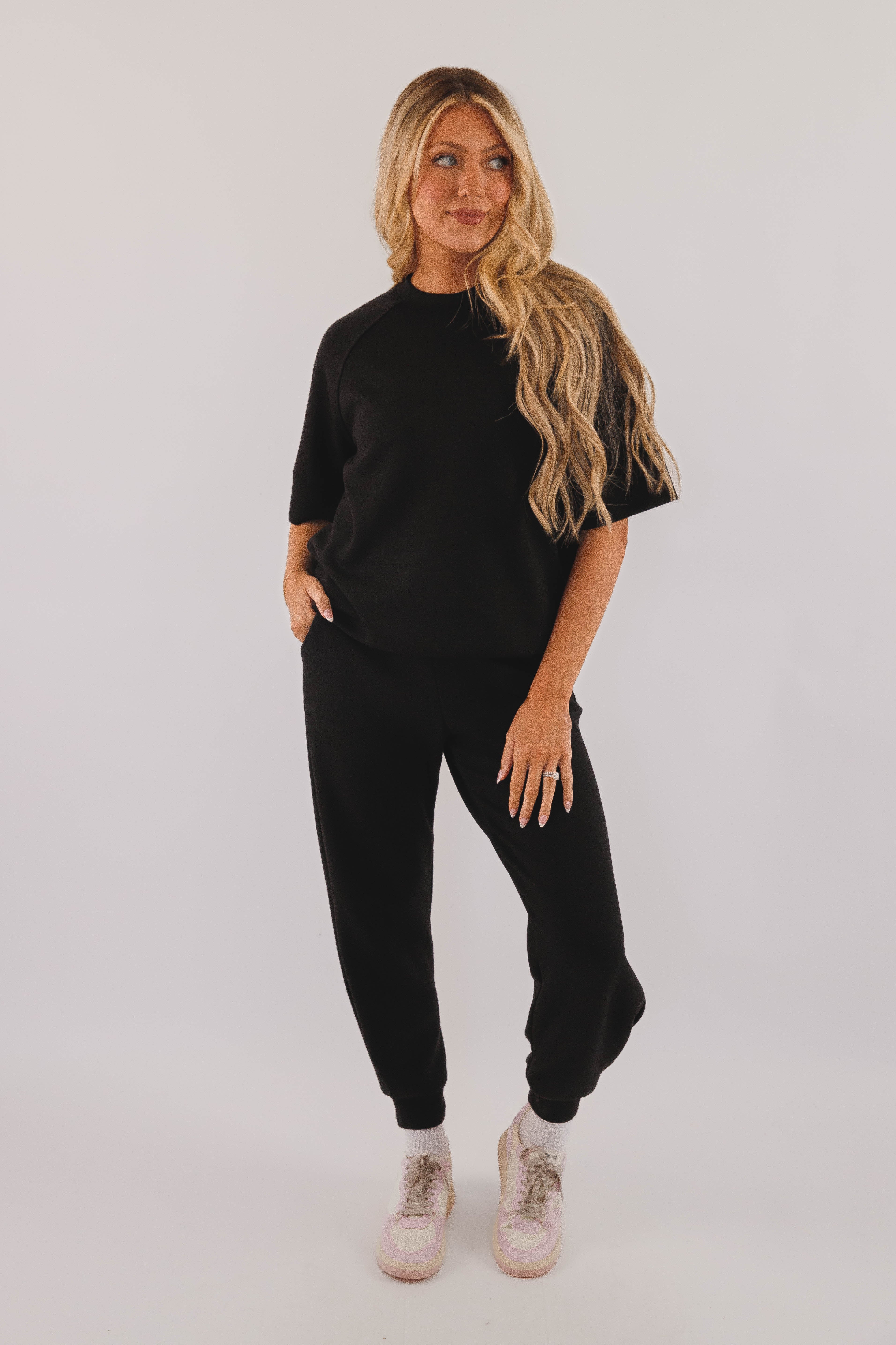 Getting There Joggers-Black