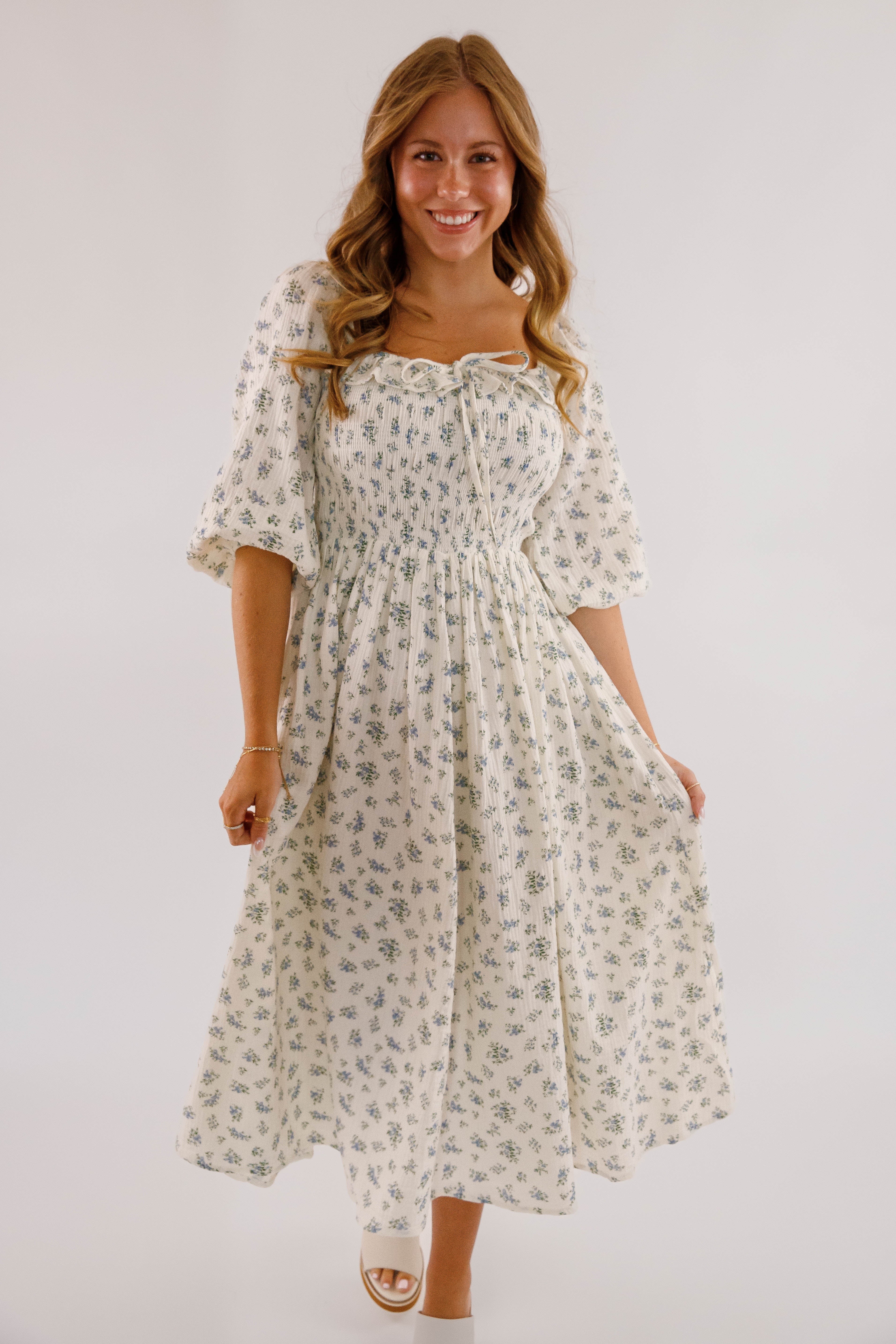 Insist On Knowing Midi Dress