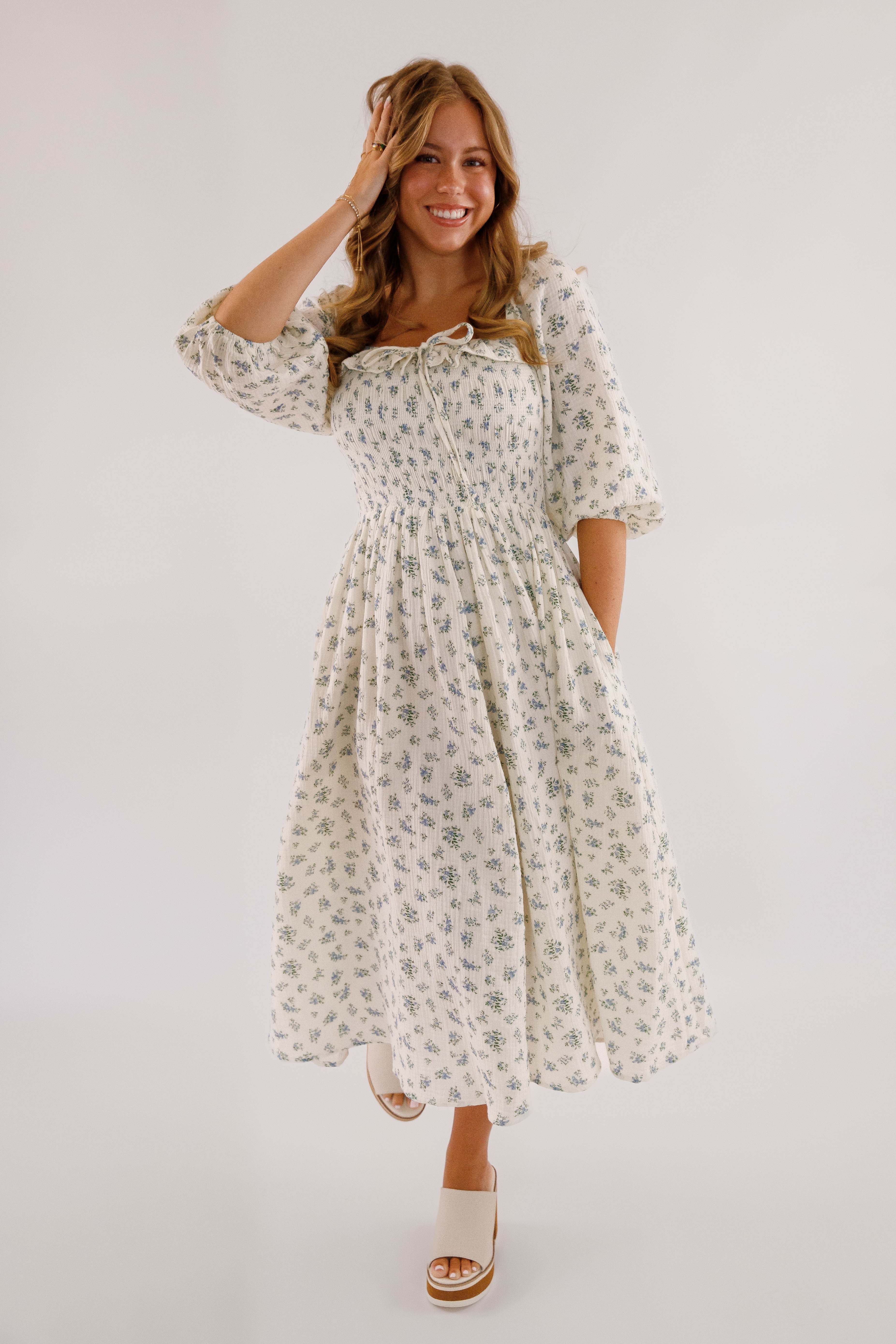 Insist On Knowing Midi Dress