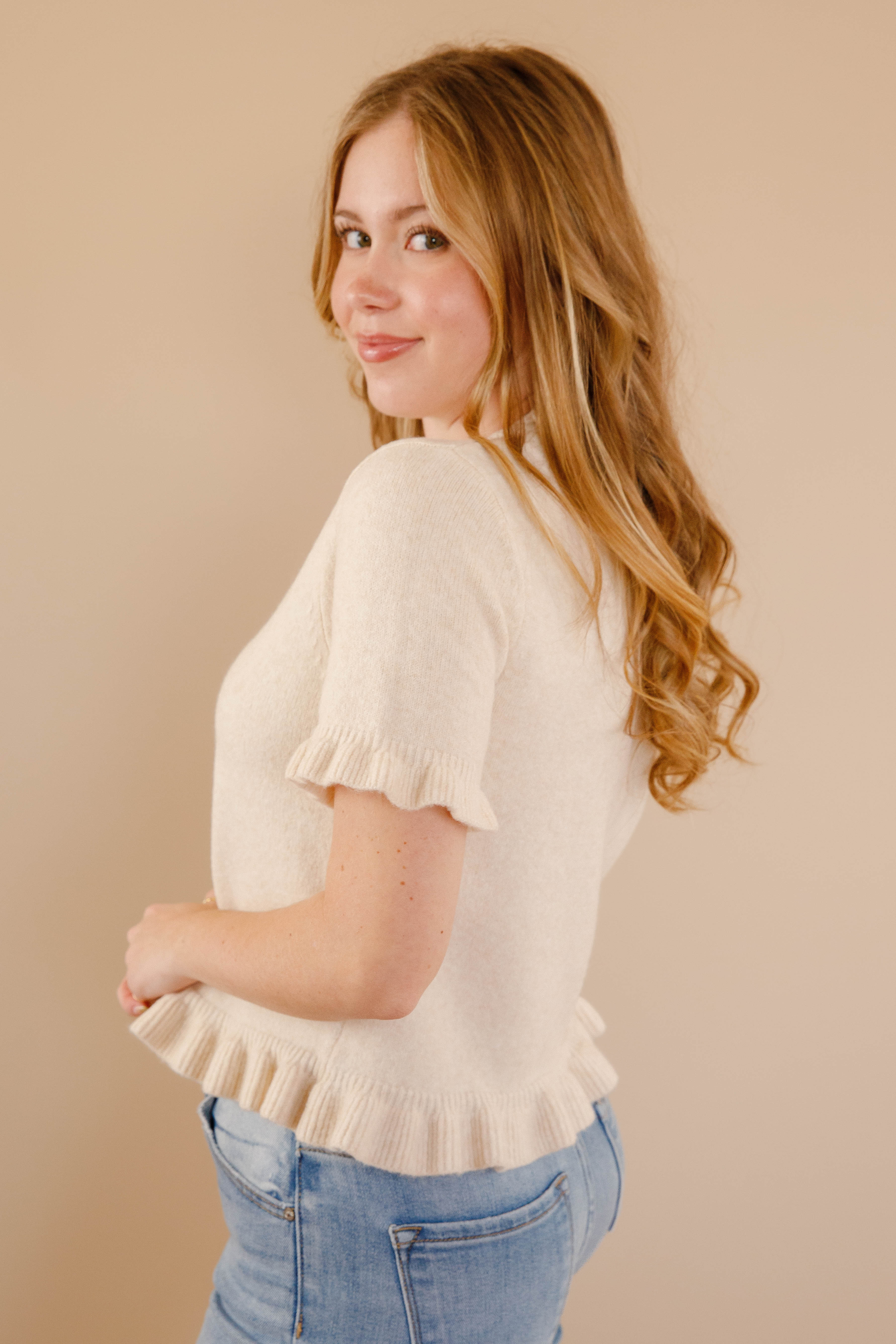 Well Written Sweater-Beige