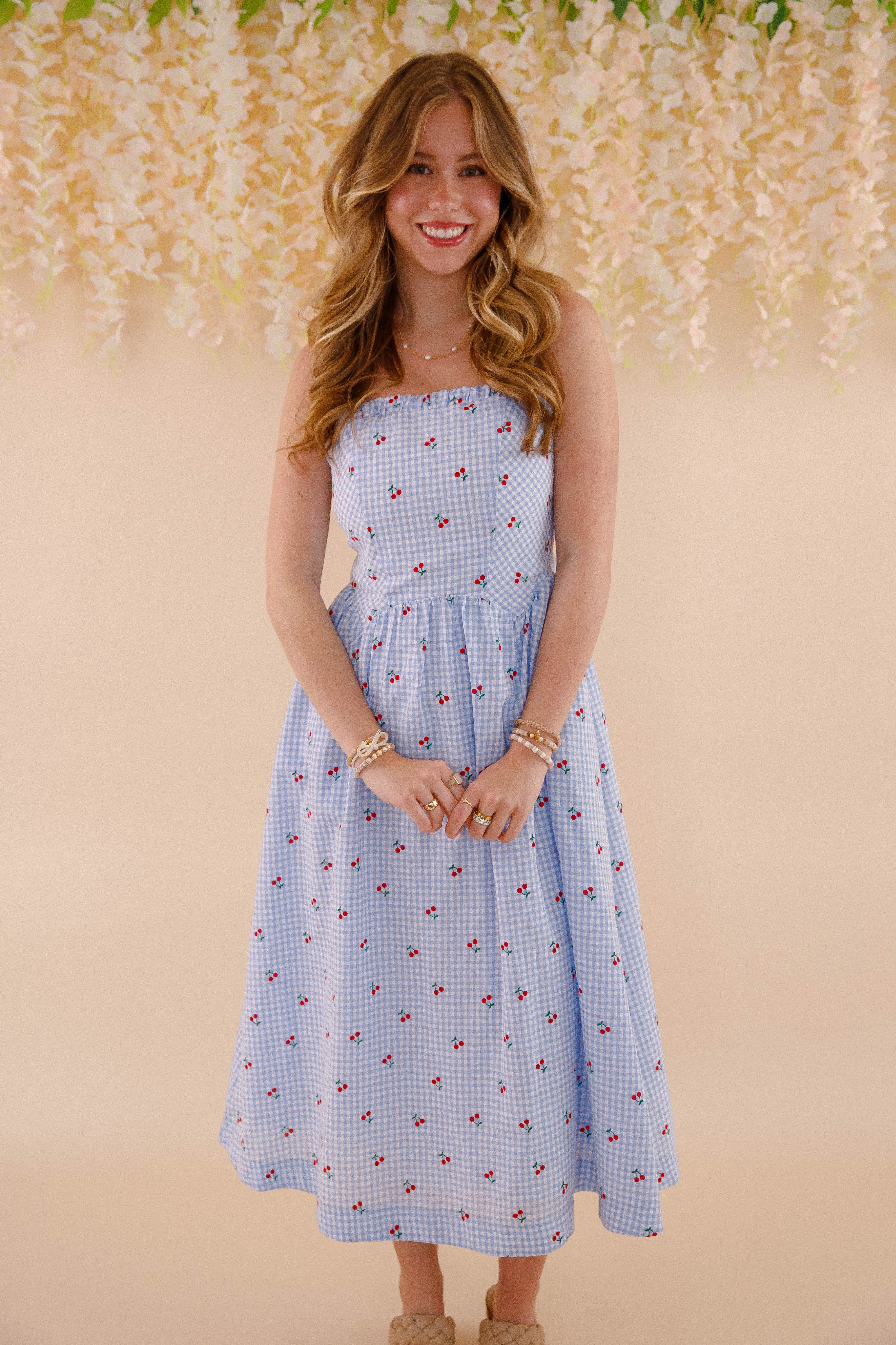 The Cherry On Top Midi Dress