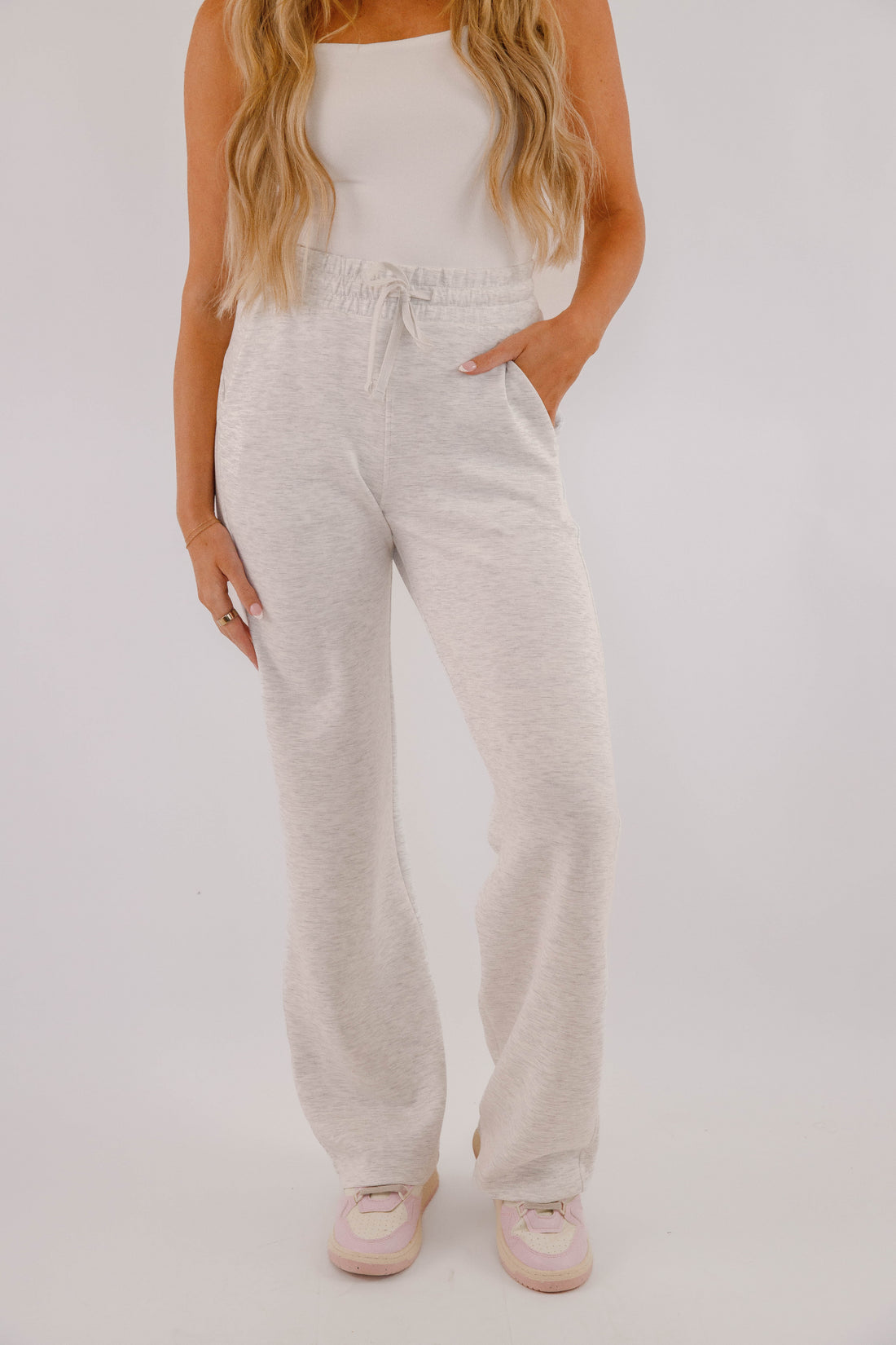 All The Energy Pants-Heather Grey
