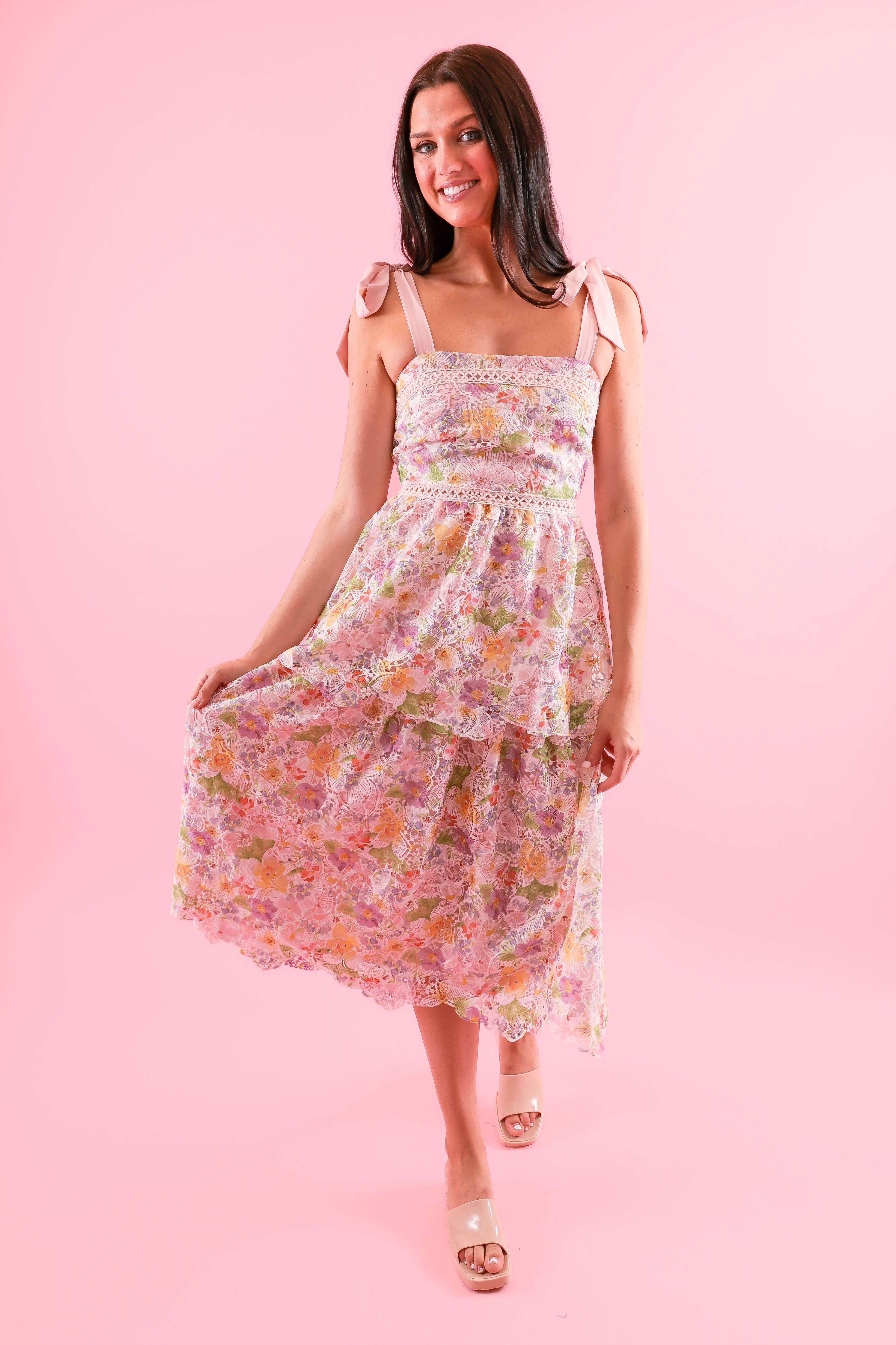 FINAL SALE: All the Brightest Places Midi Dress