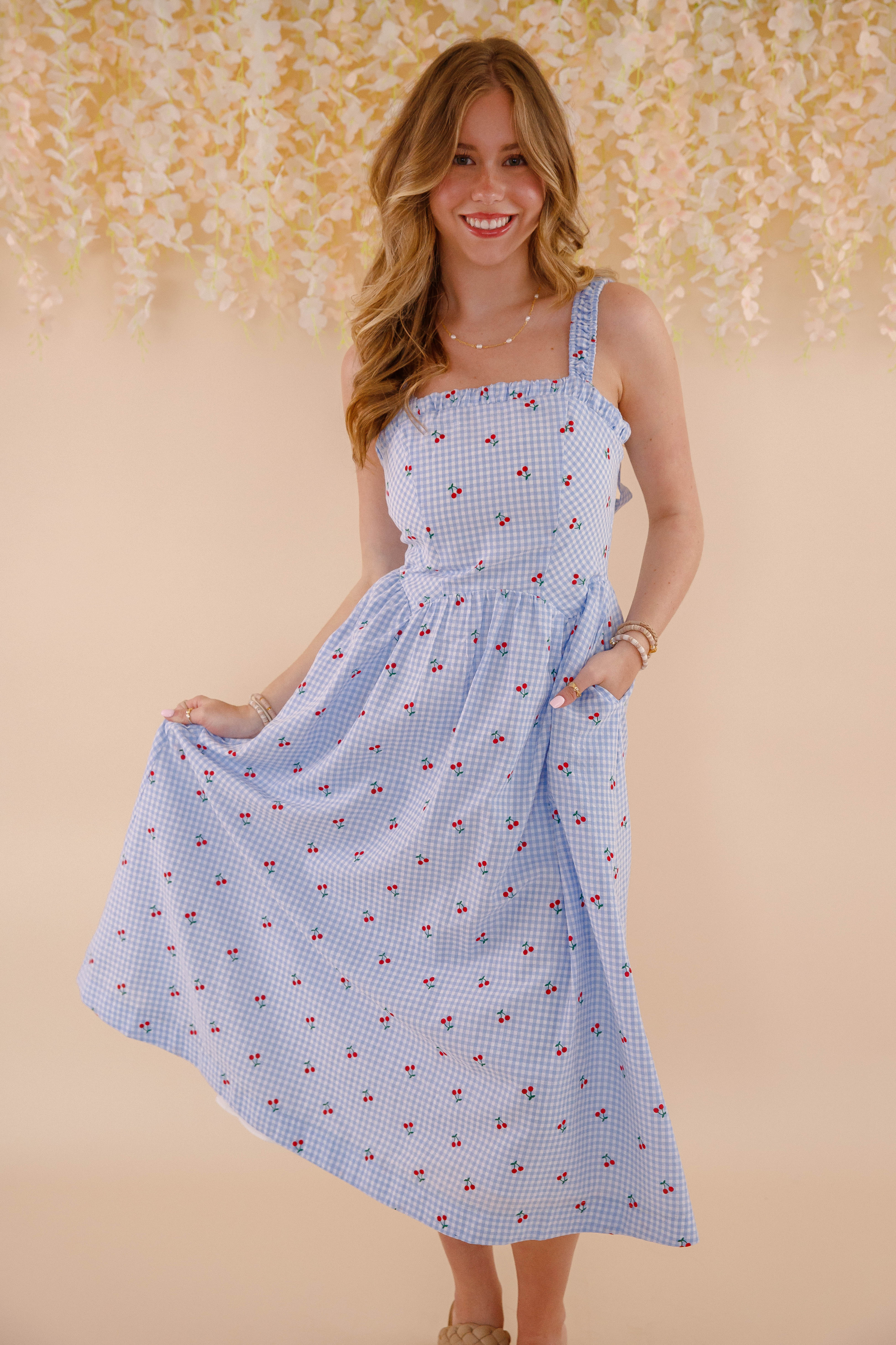 The Cherry On Top Midi Dress