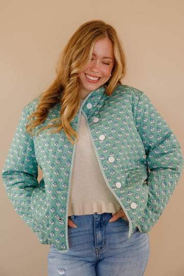 Let Me Explain Reversible Quilted Jacket