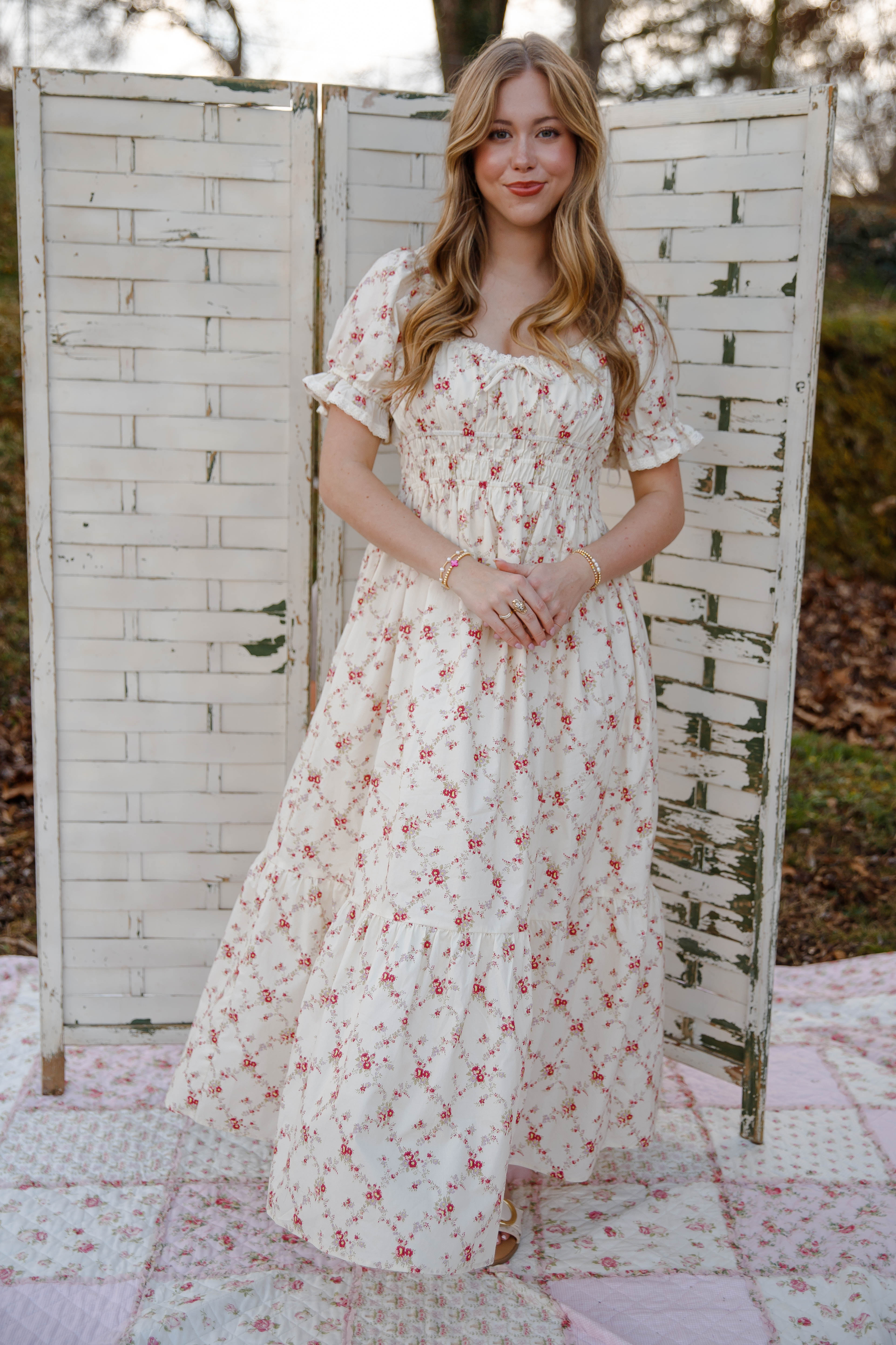 Flower To Flower Maxi Dress