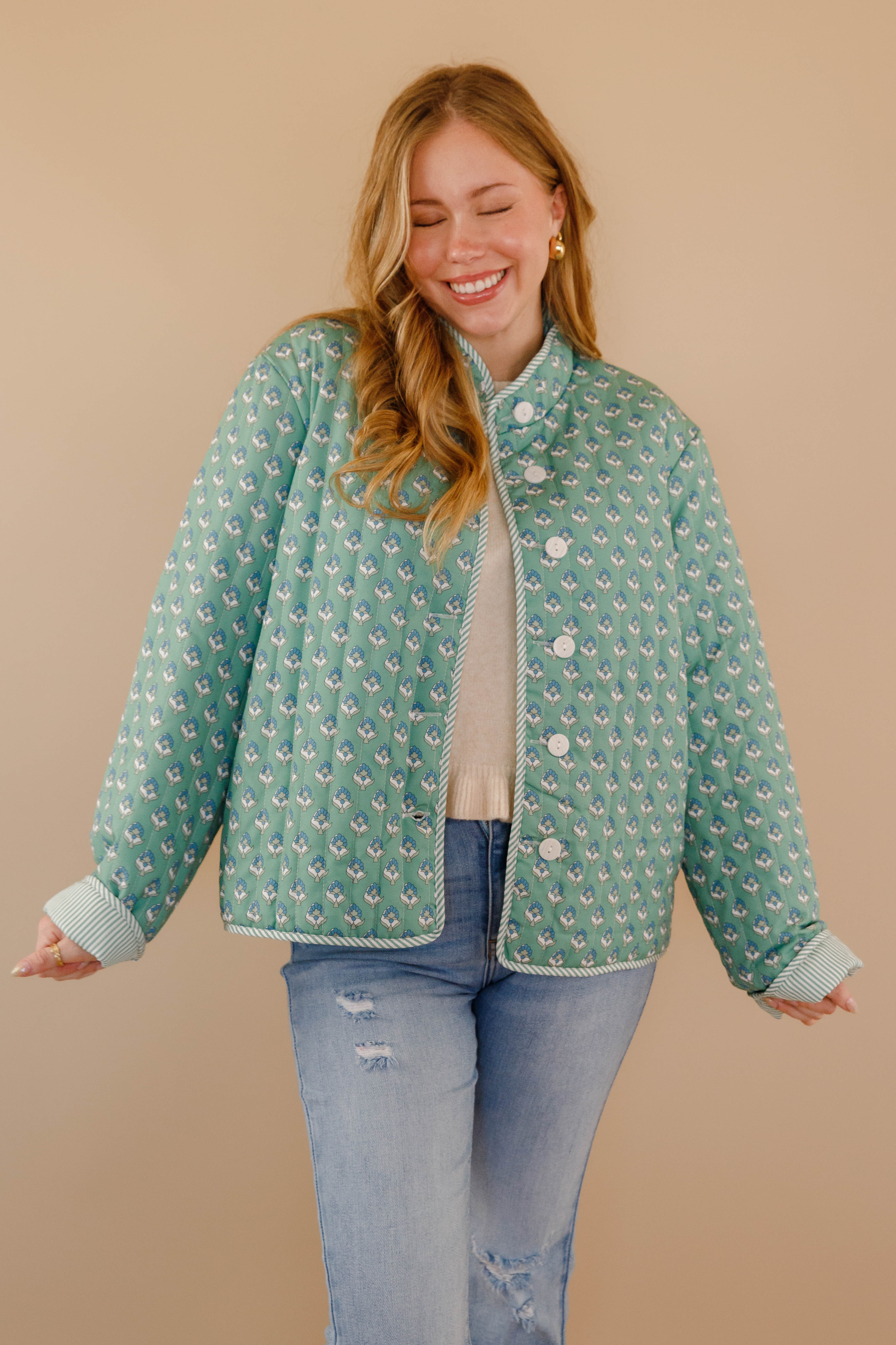Let Me Explain Reversible Quilted Jacket