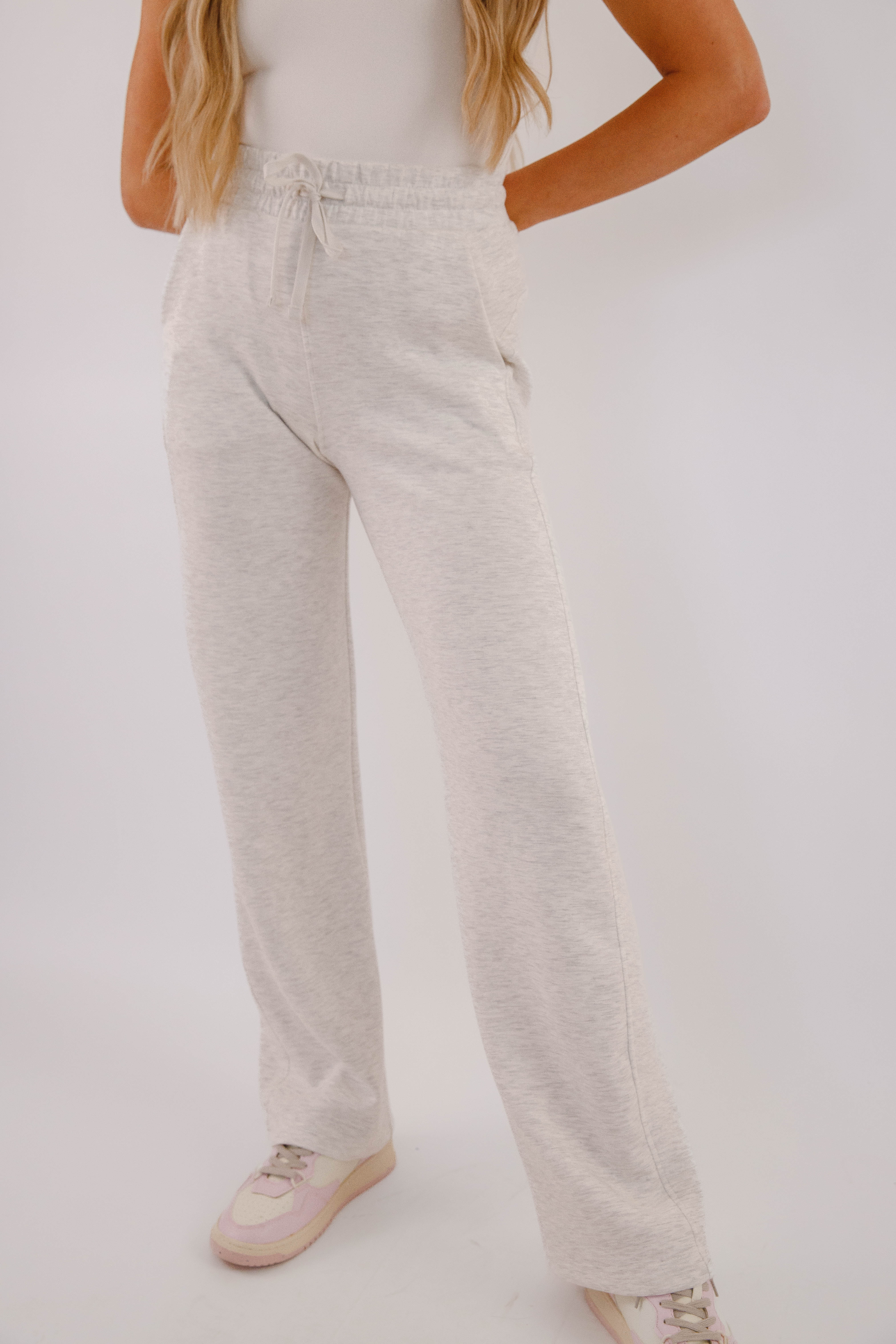 All The Energy Pants-Heather Grey