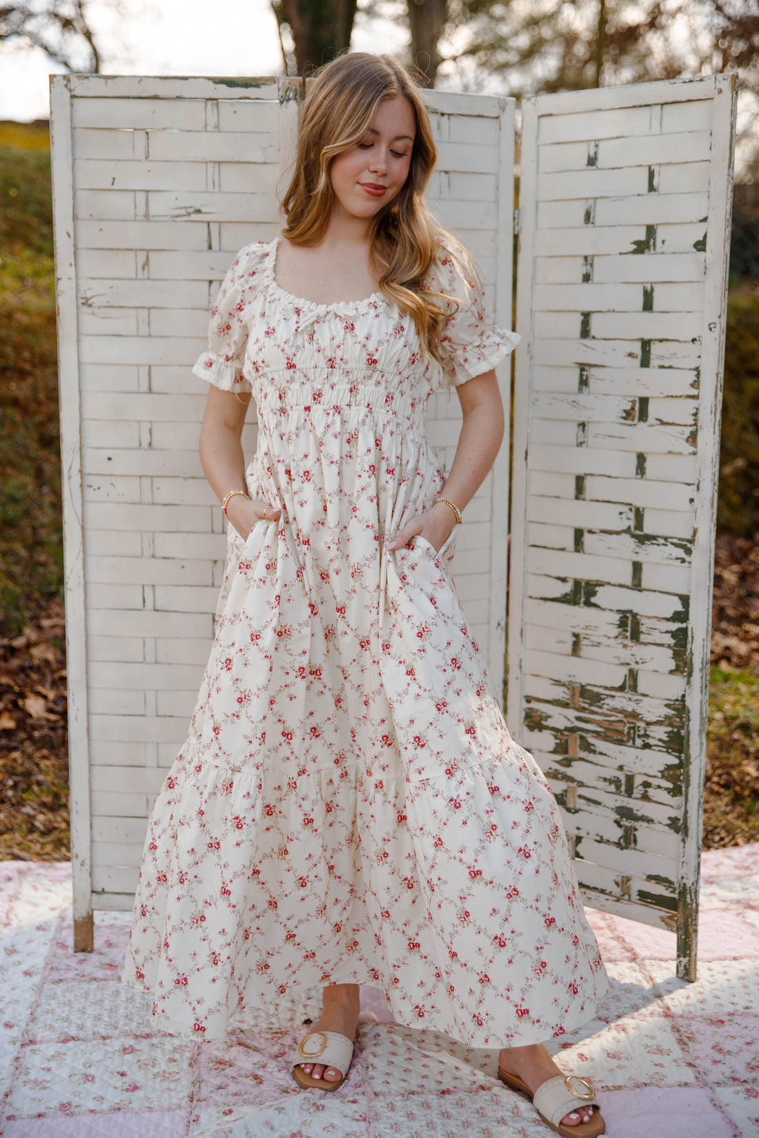 Flower To Flower Maxi Dress