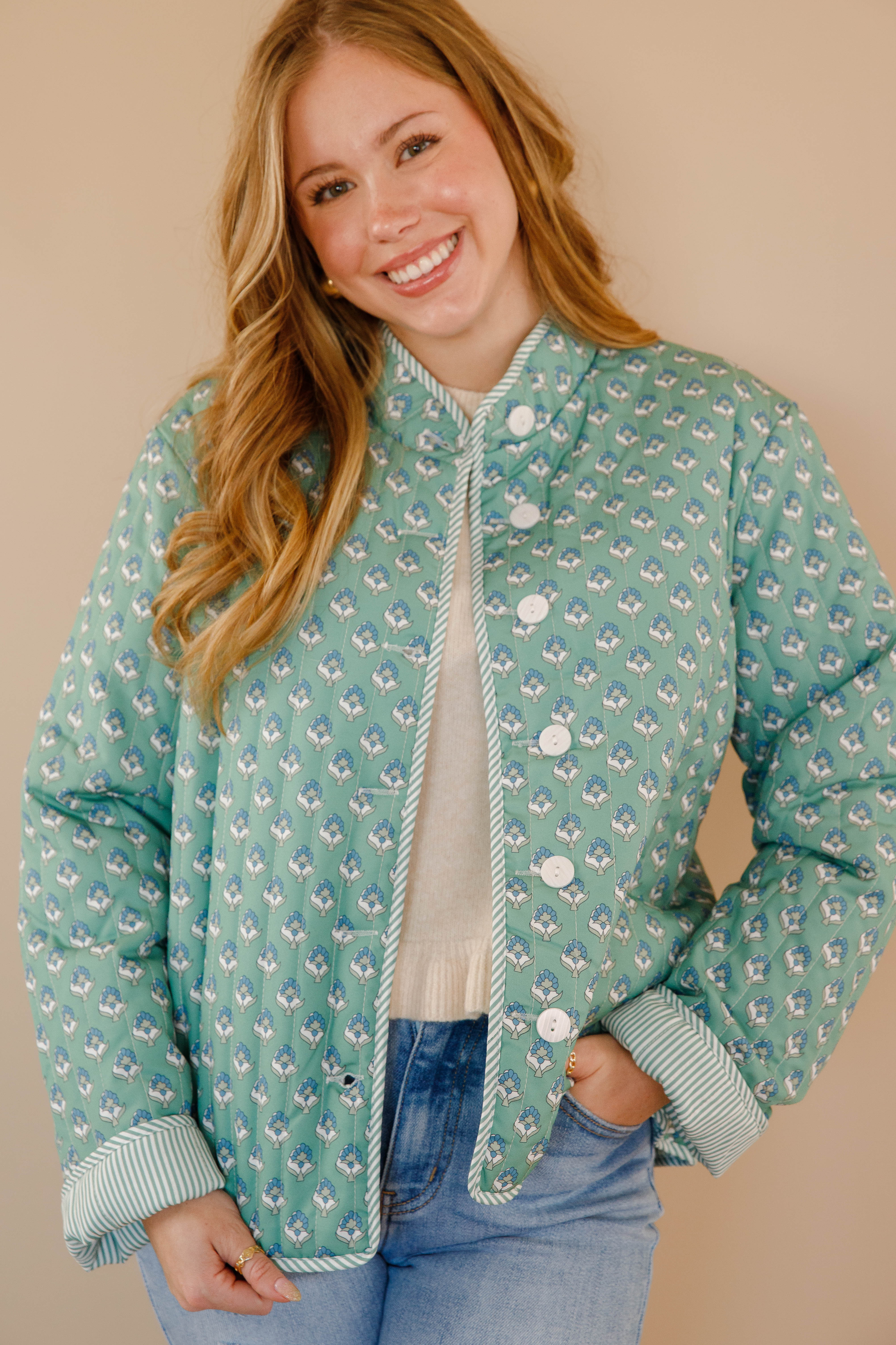 Let Me Explain Reversible Quilted Jacket