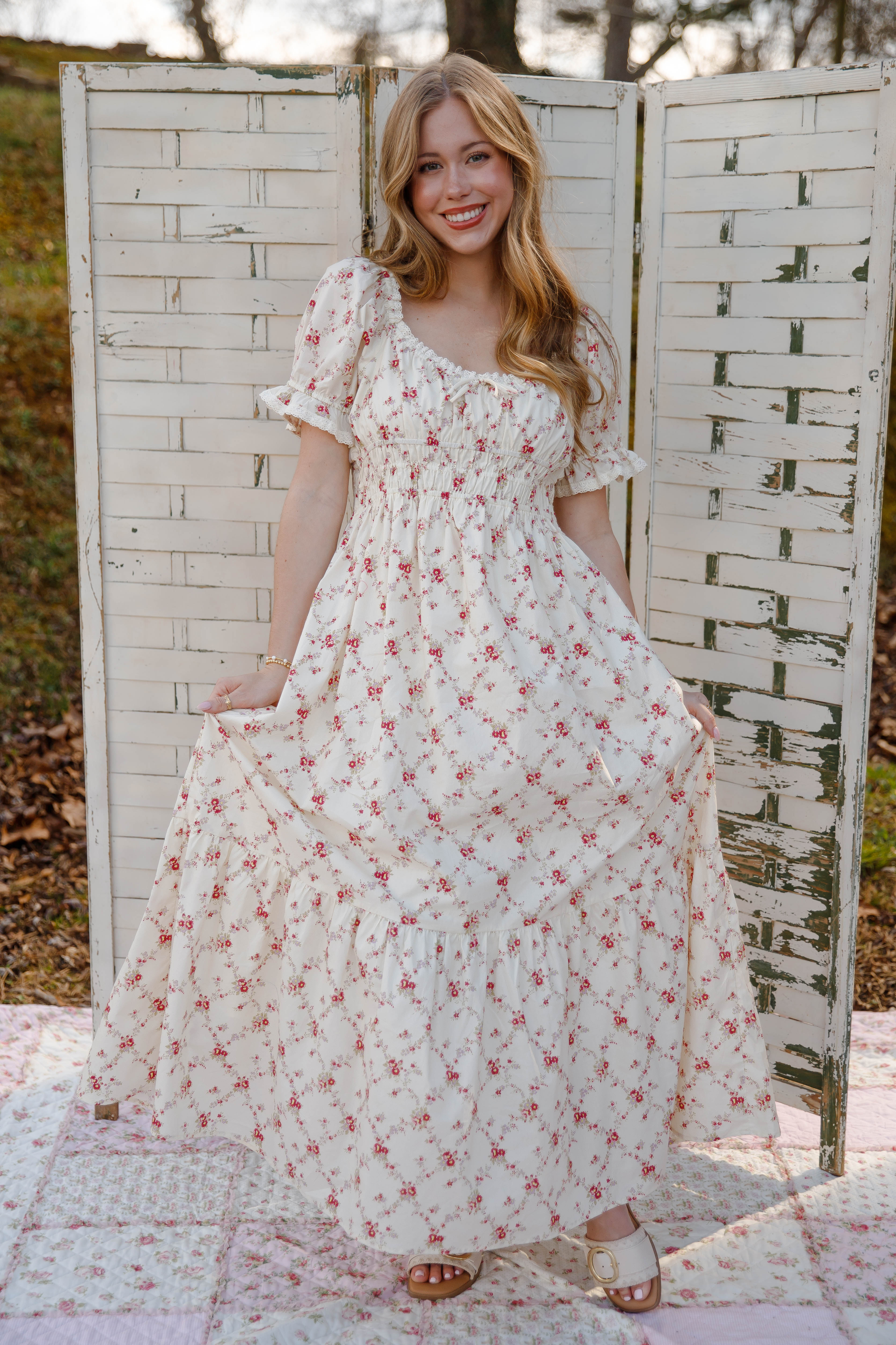 Flower To Flower Maxi Dress