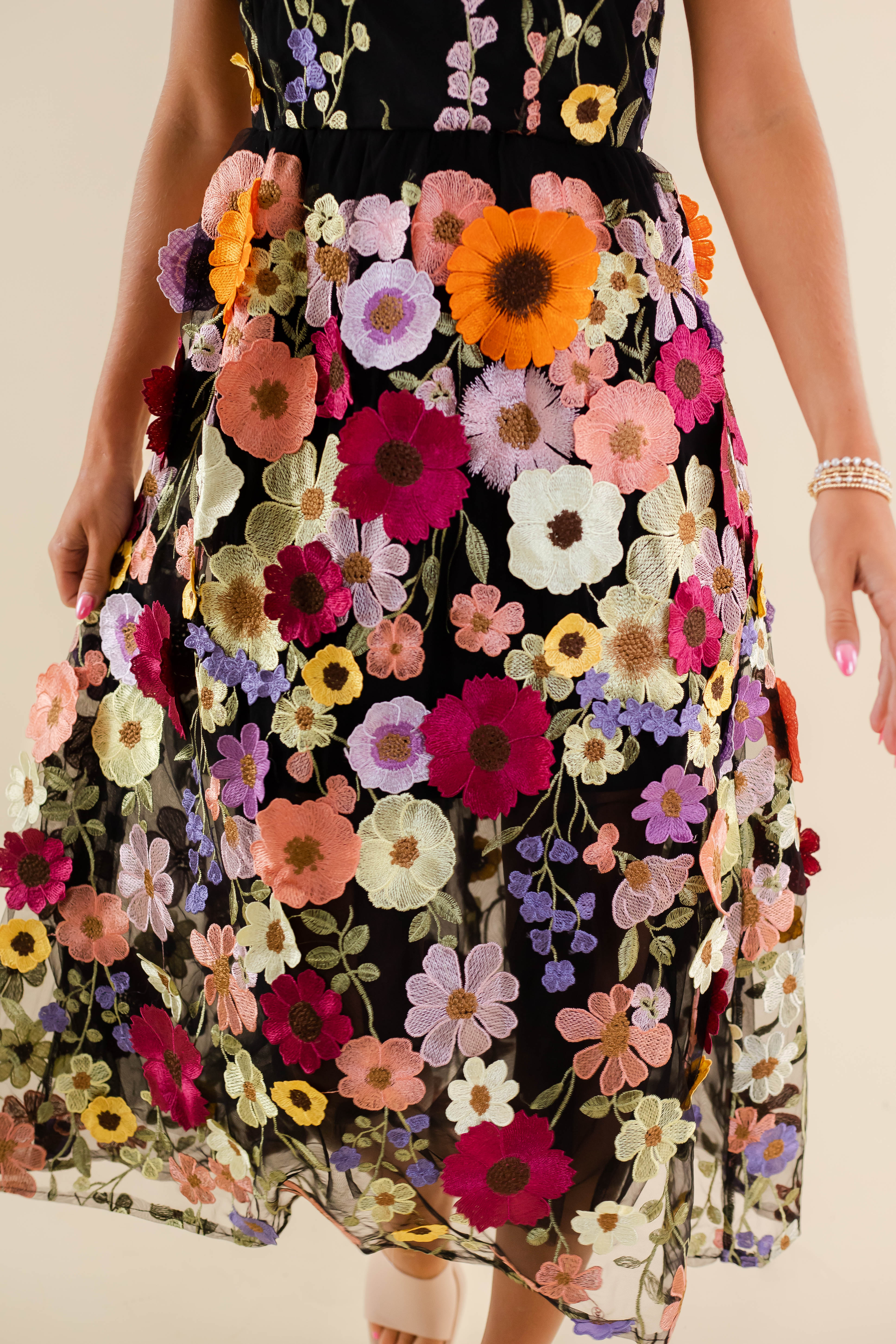 Unlike Any Other Love Midi Dress-Black