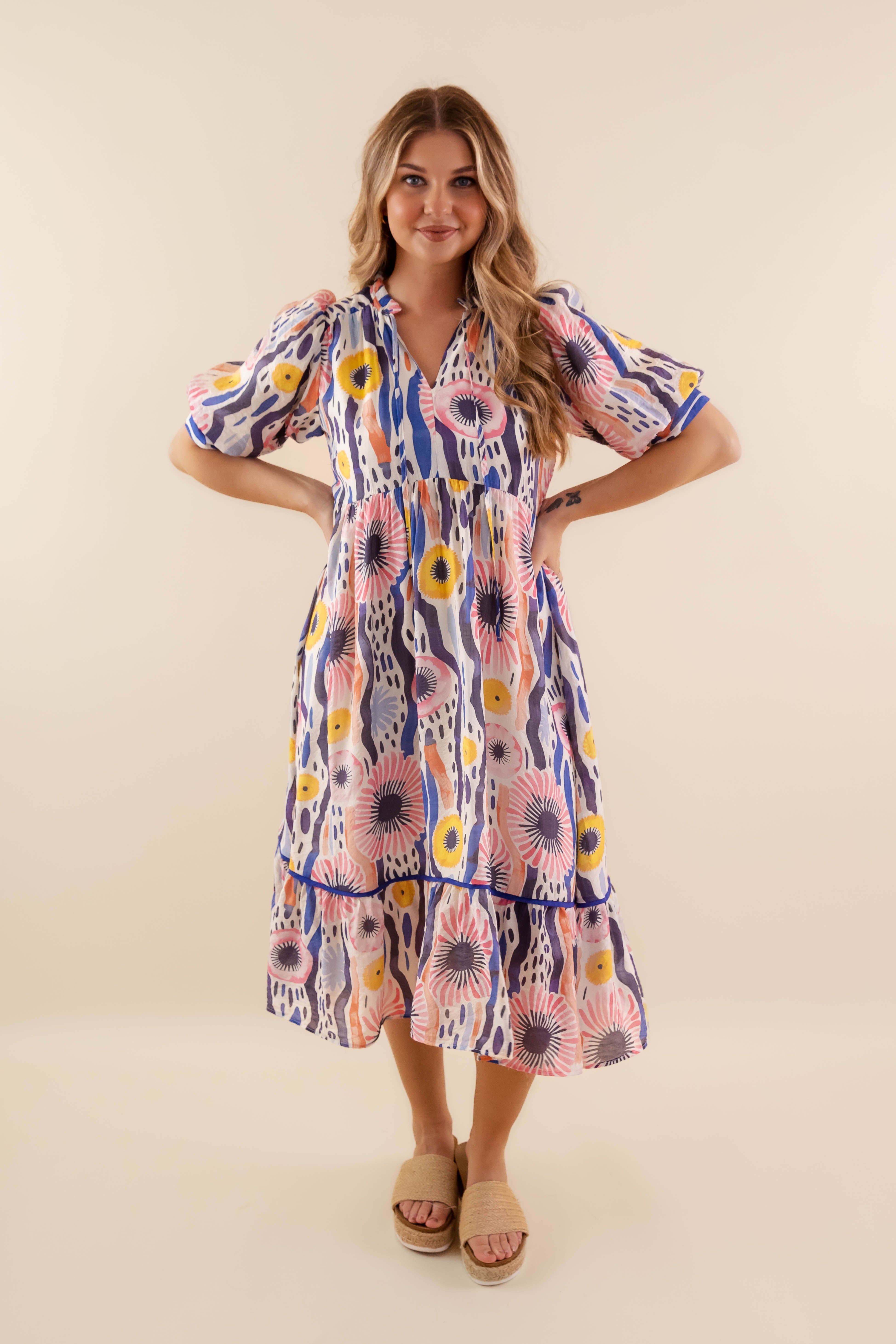 RESTOCK: Sips and Sunshine Midi Dress