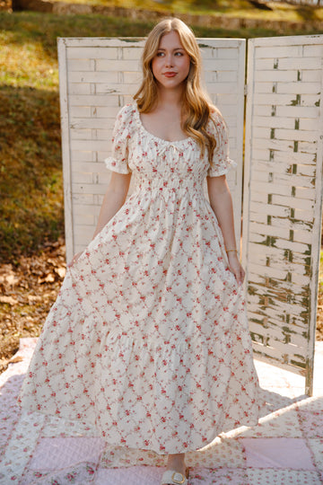 Flower To Flower Maxi Dress