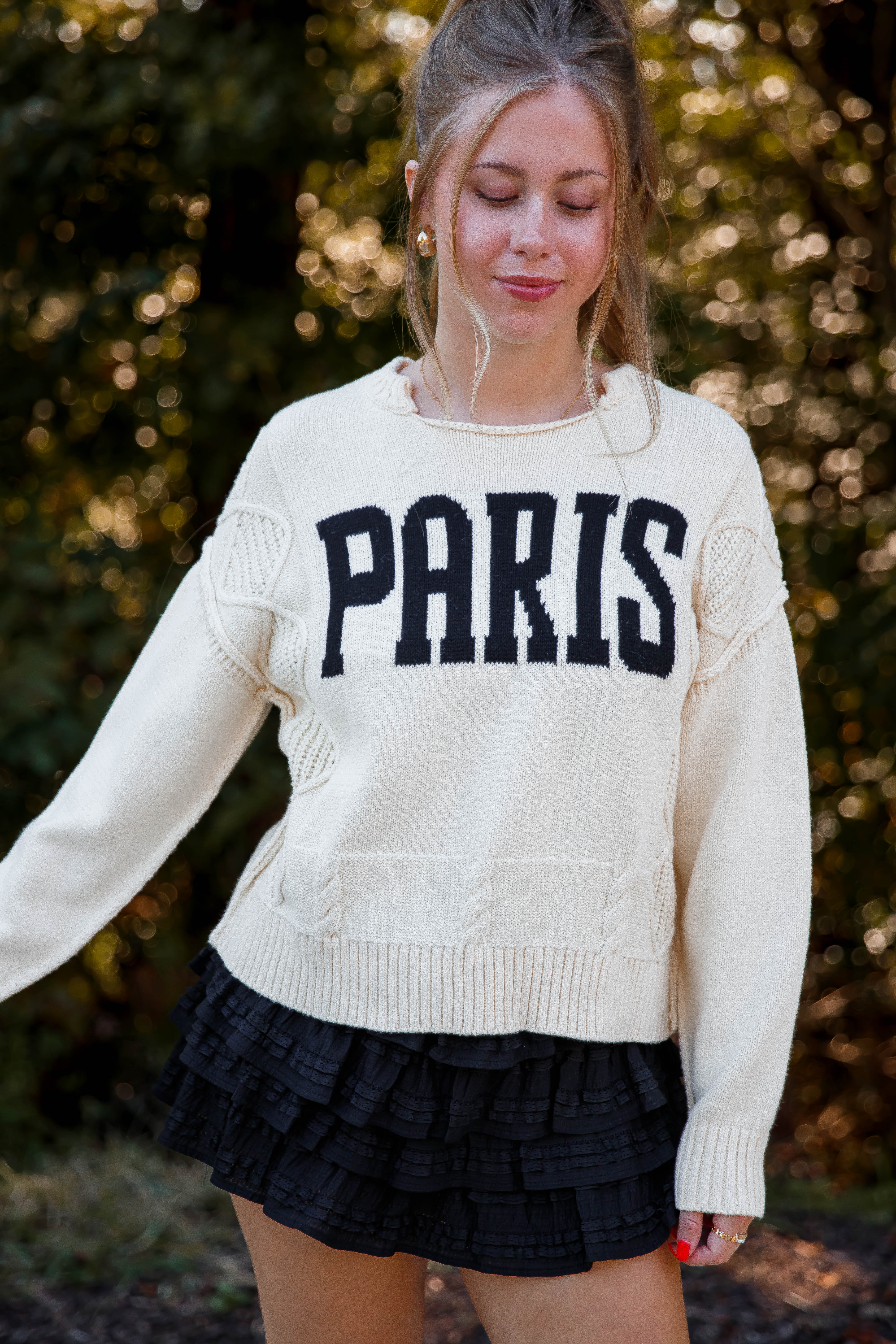 New Romance In The City Sweater-Paris