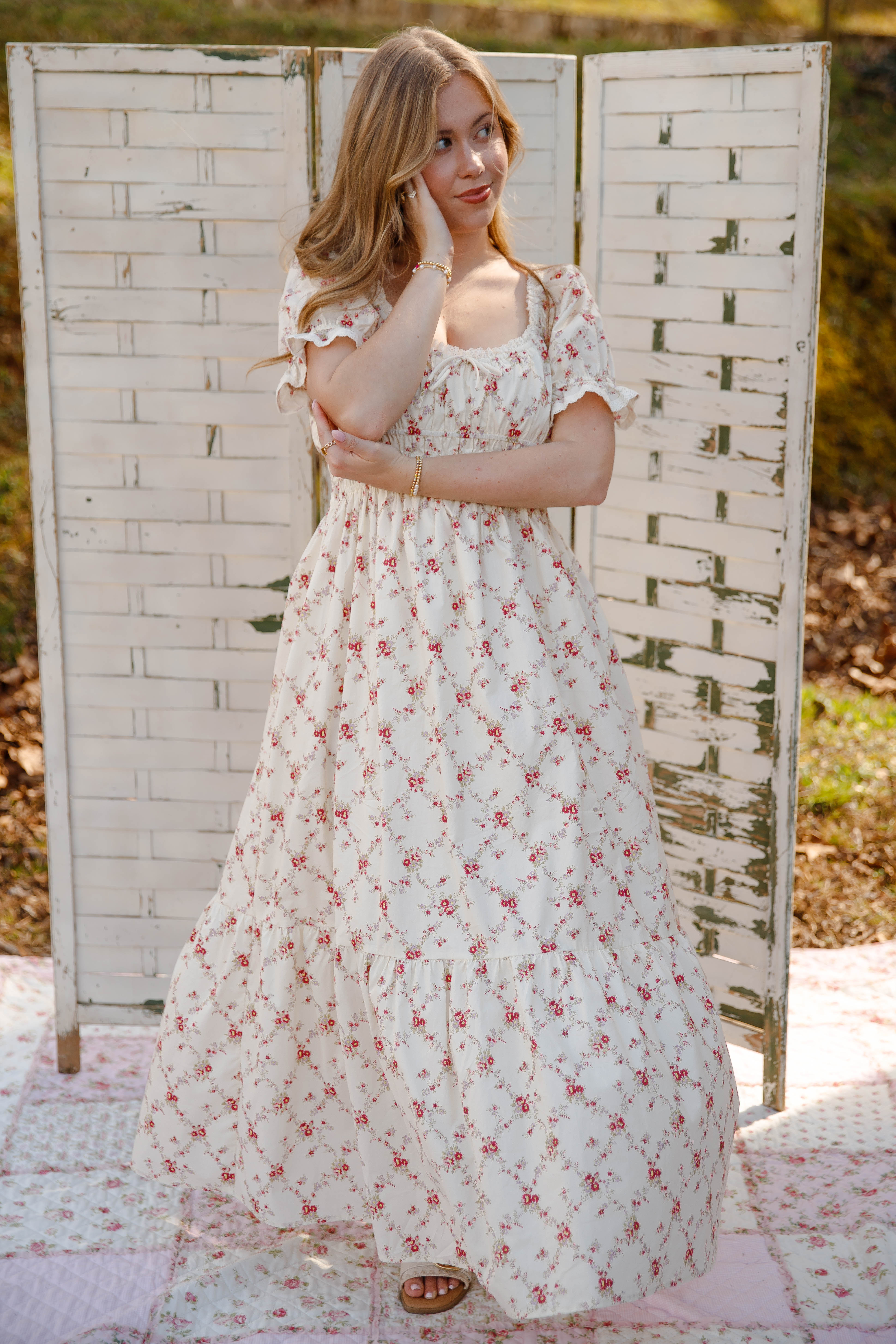 Flower To Flower Maxi Dress