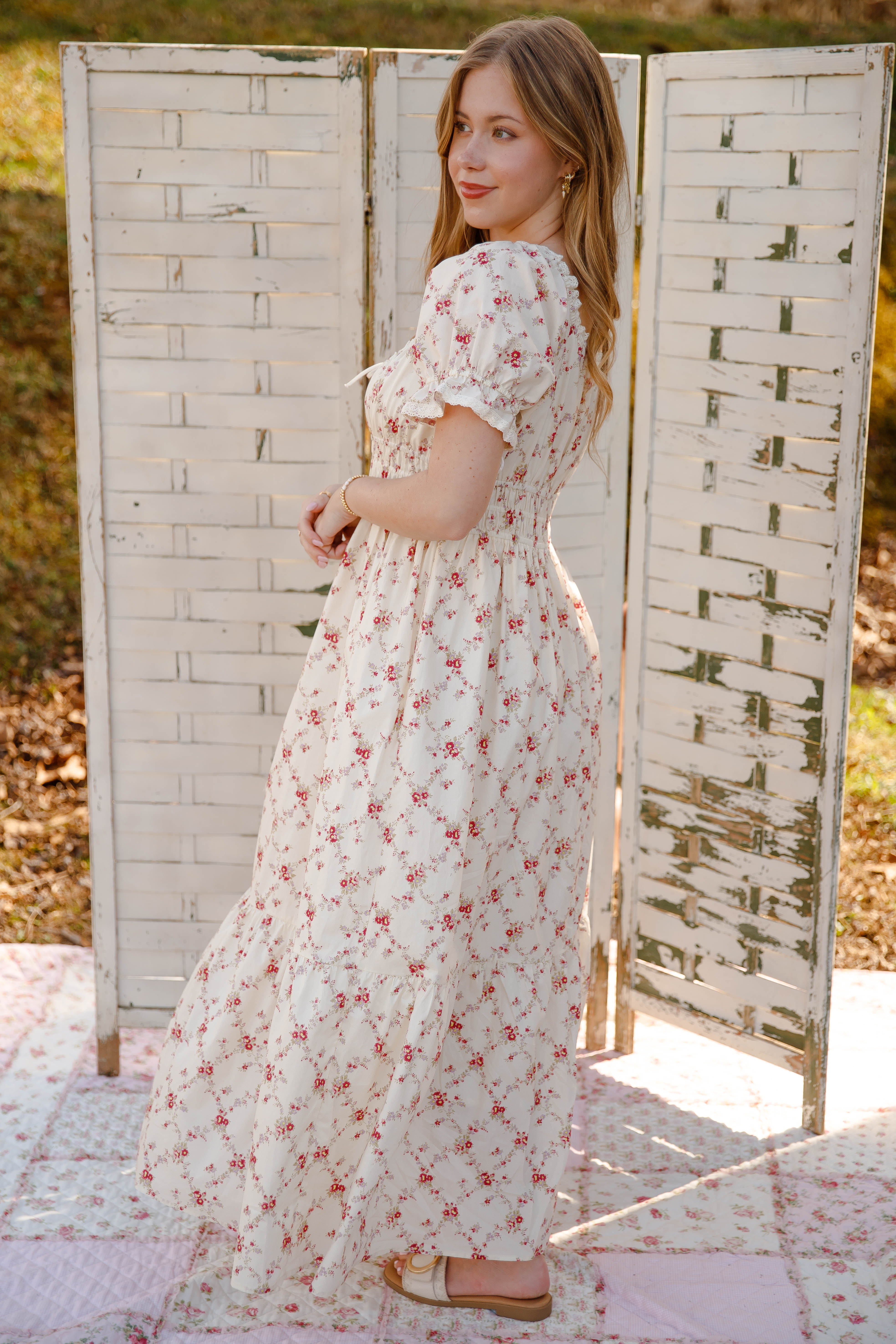 Flower To Flower Maxi Dress
