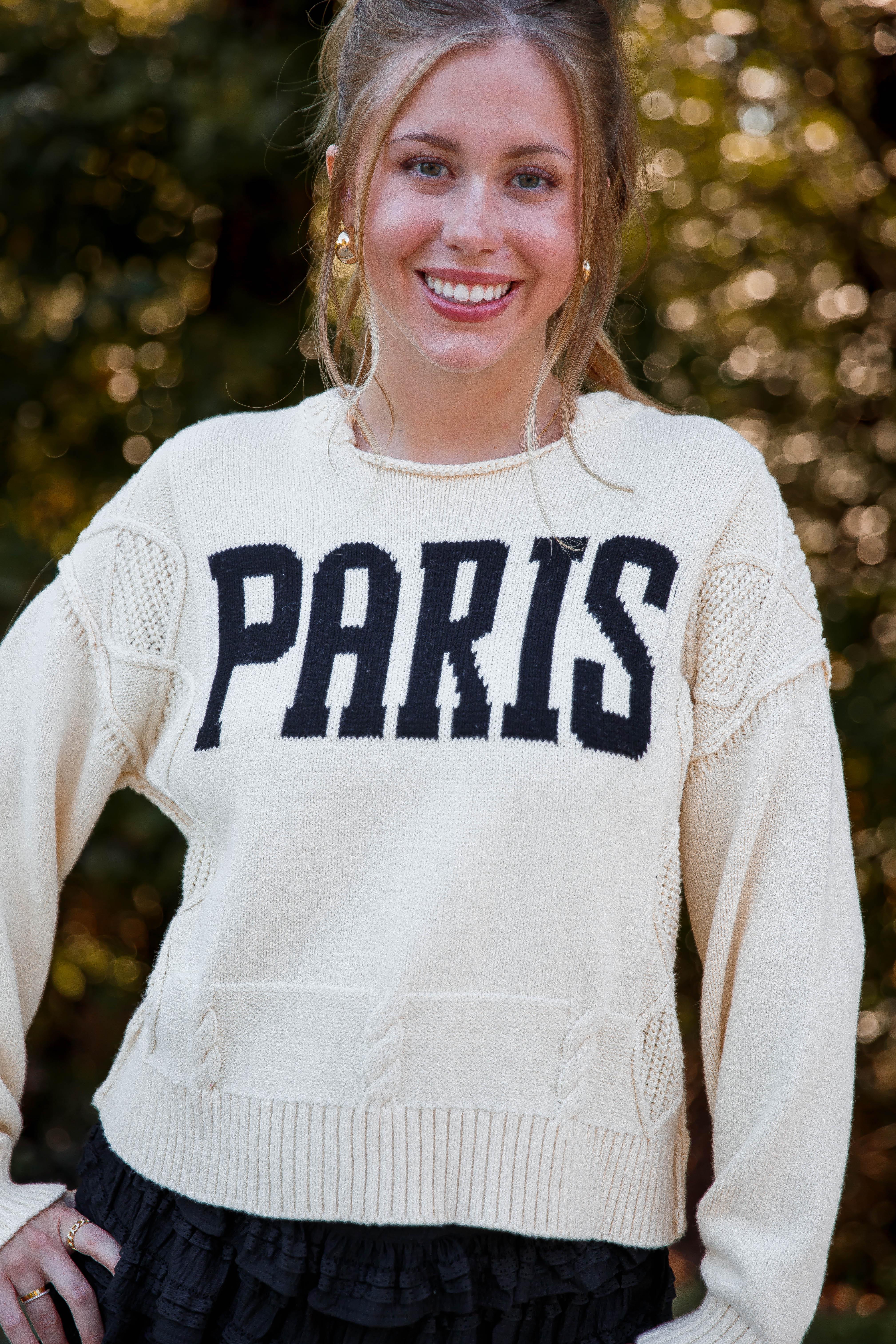 New Romance In The City Sweater-Paris
