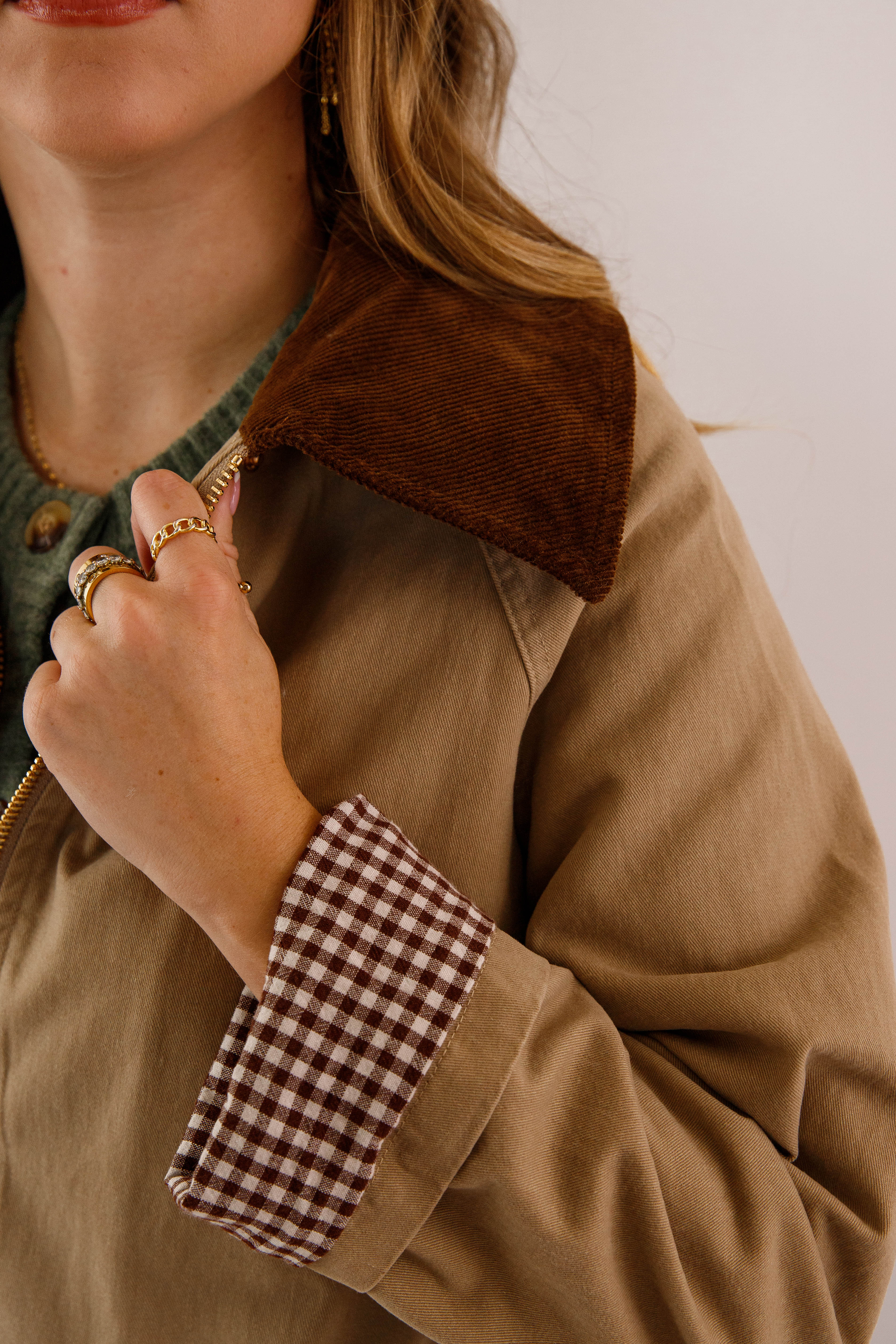 Journey Through the Countryside Jacket-Khaki