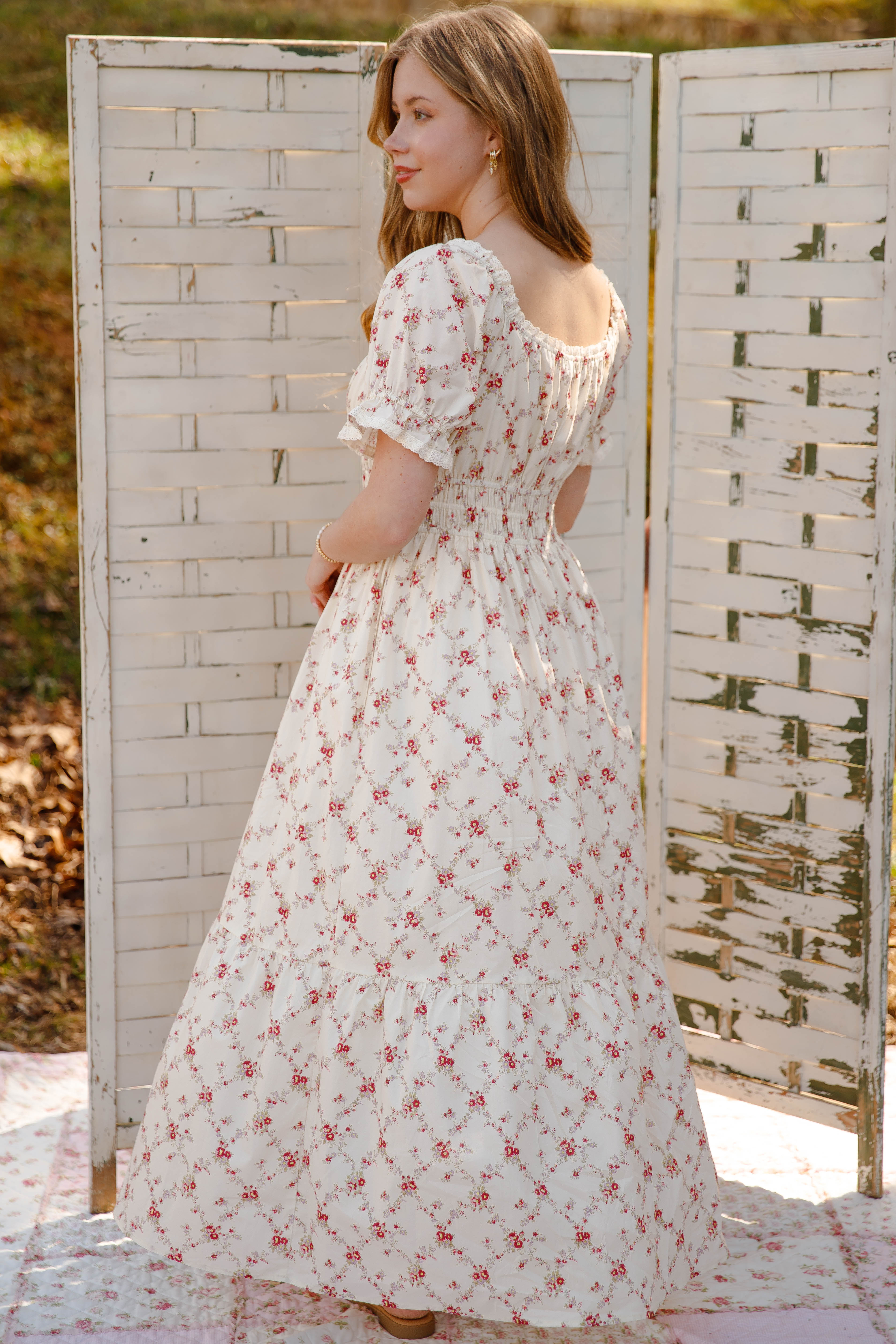 Flower To Flower Maxi Dress