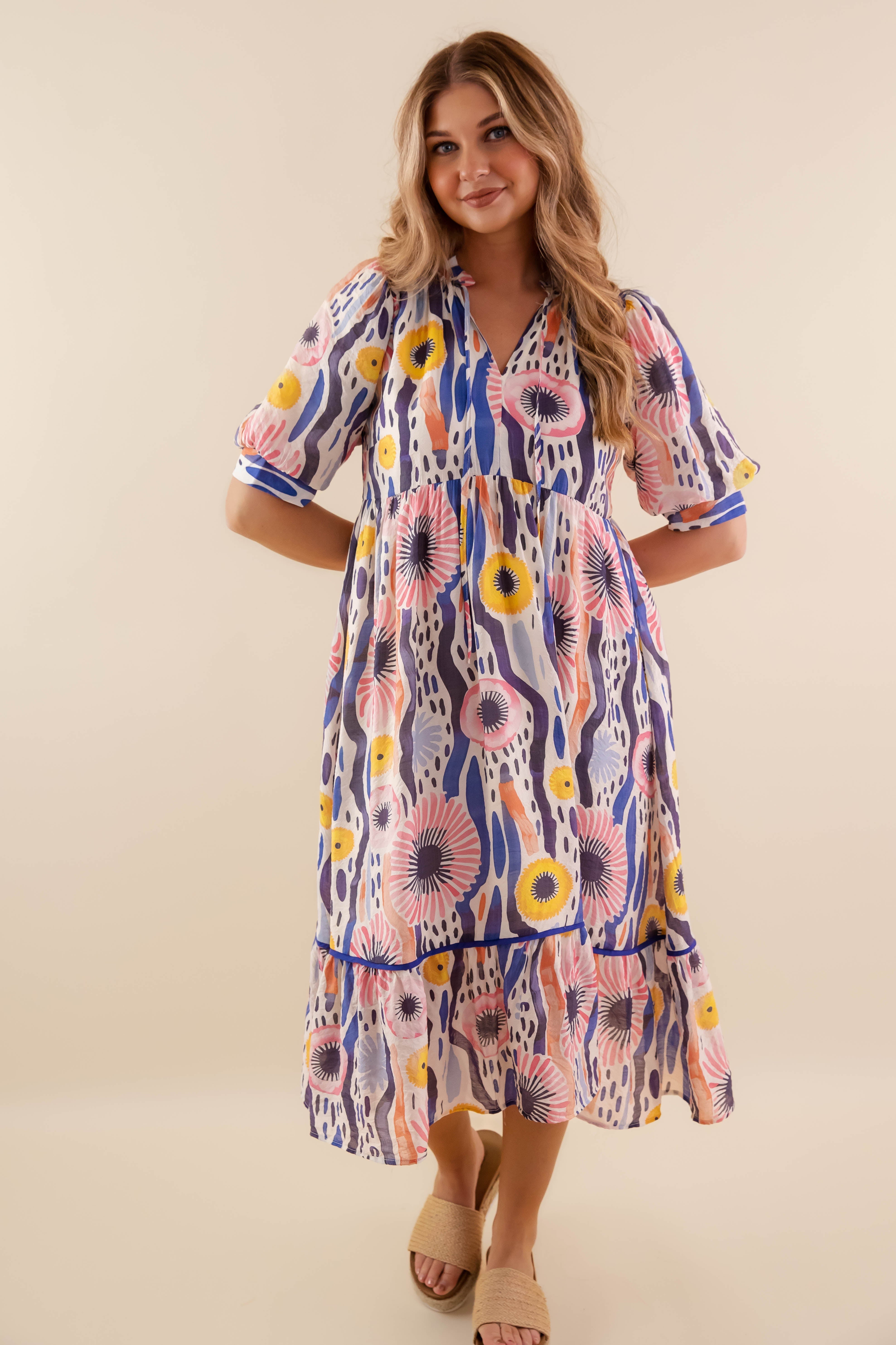RESTOCK: Sips and Sunshine Midi Dress