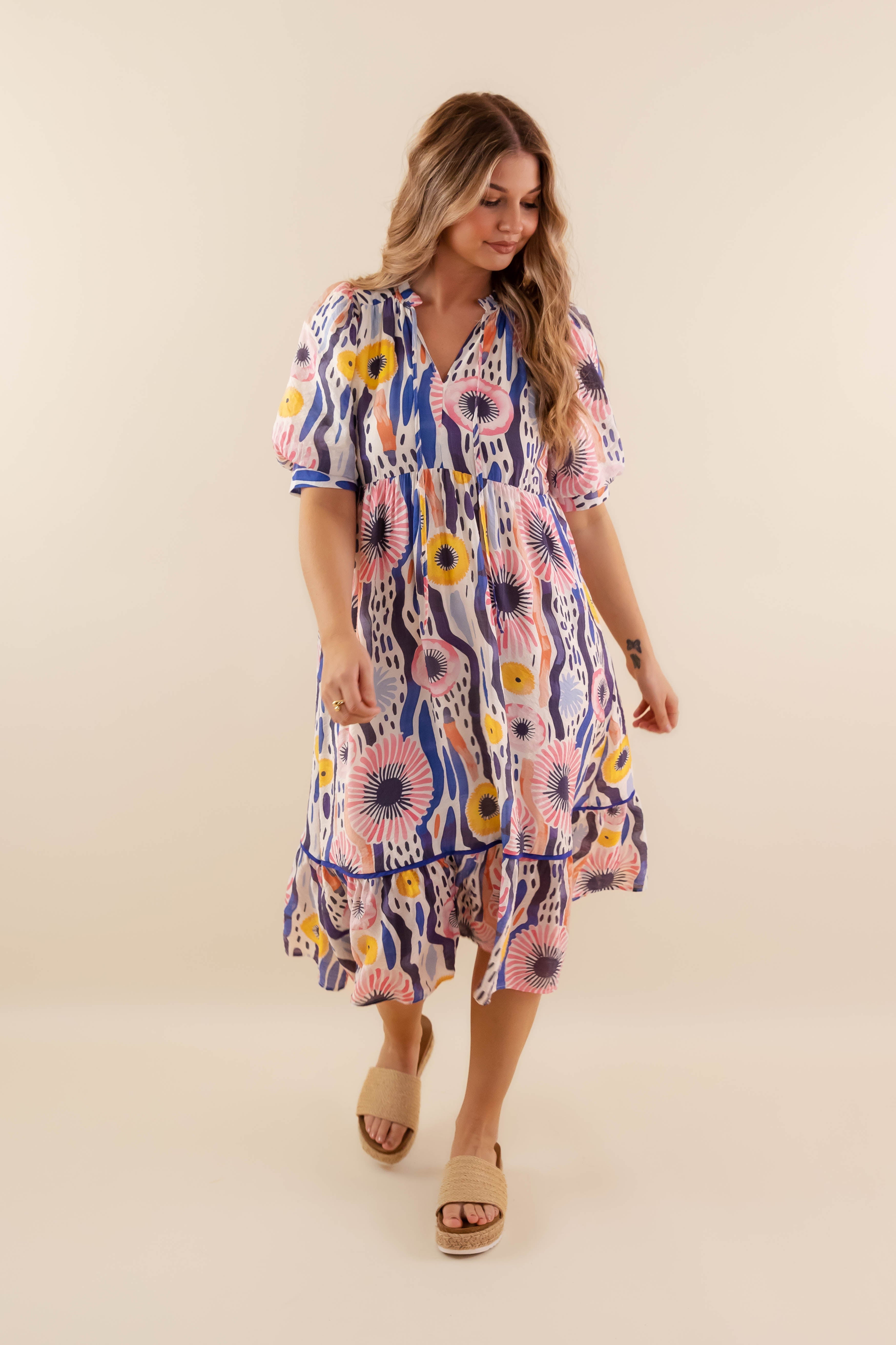 RESTOCK: Sips and Sunshine Midi Dress