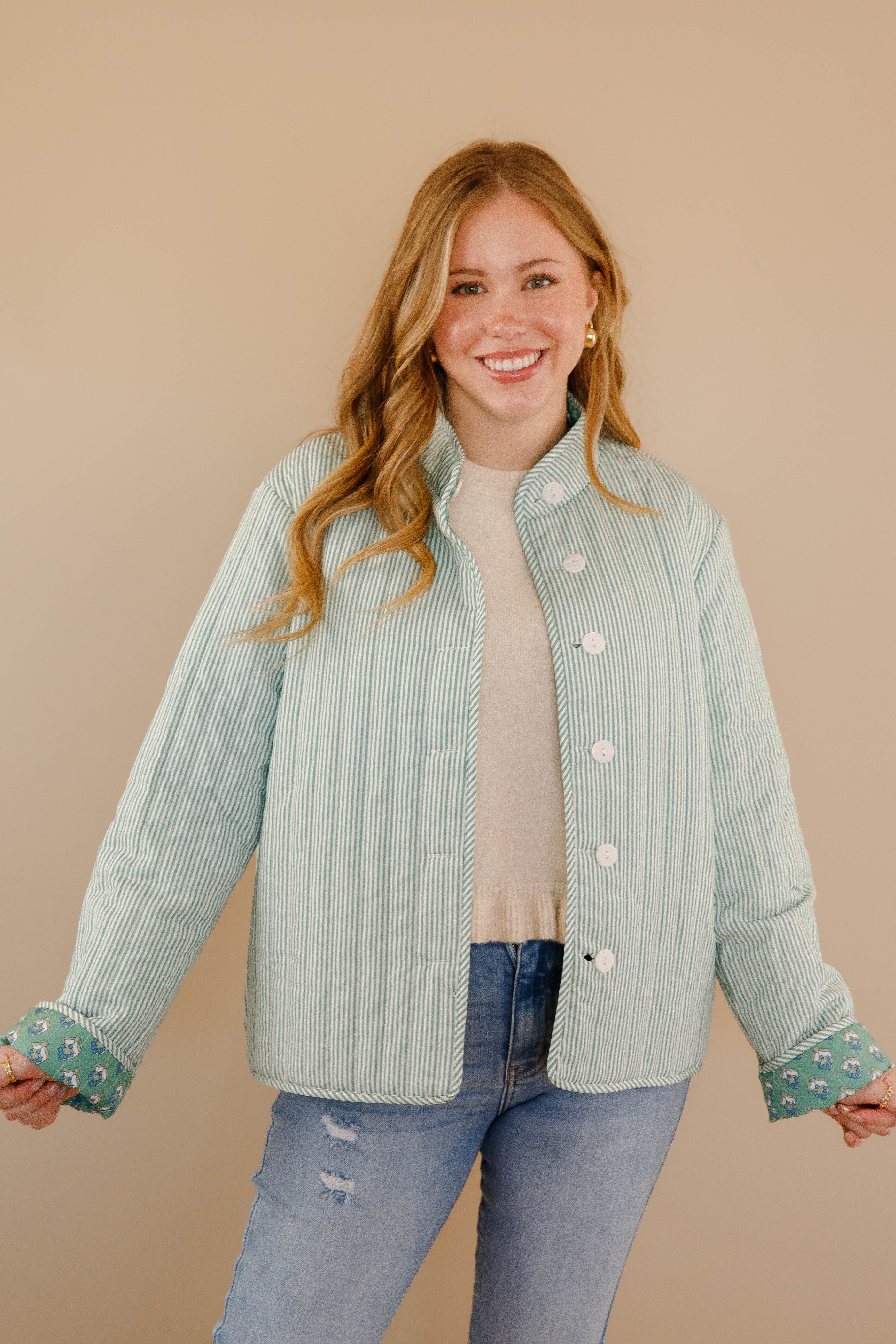 Let Me Explain Reversible Quilted Jacket