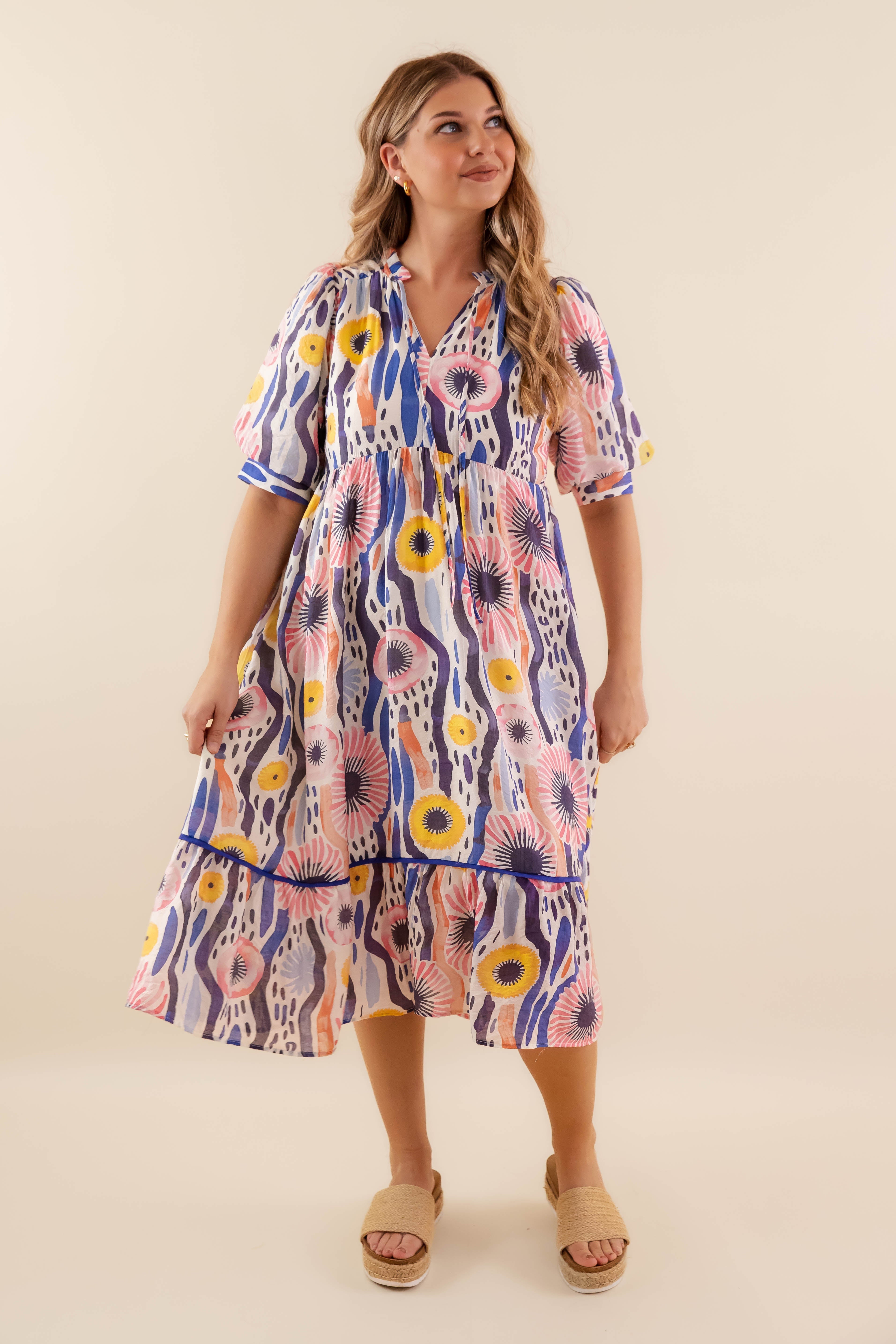 RESTOCK: Sips and Sunshine Midi Dress